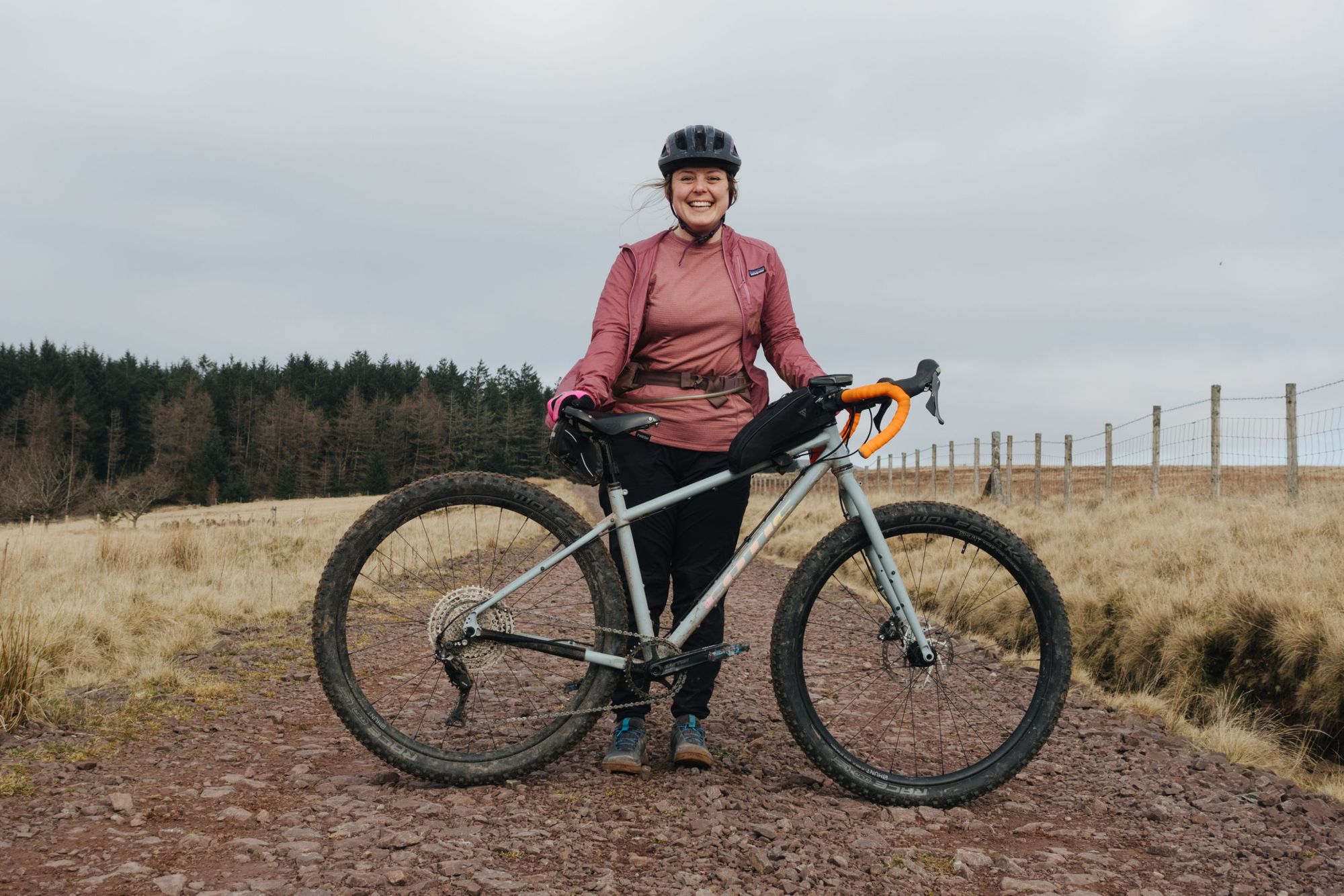 Abby Popplestone, cycling in Wales. Photo: New Forest Off Road Club