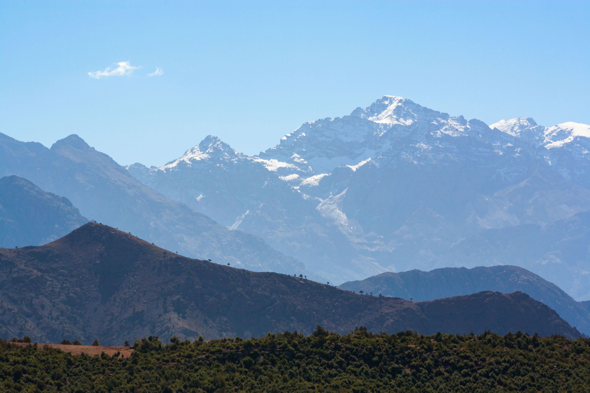 Mount Toubkal, also called Jebel Toubkal, in the High Atlas Mountains of Morocco. Photo: Getty