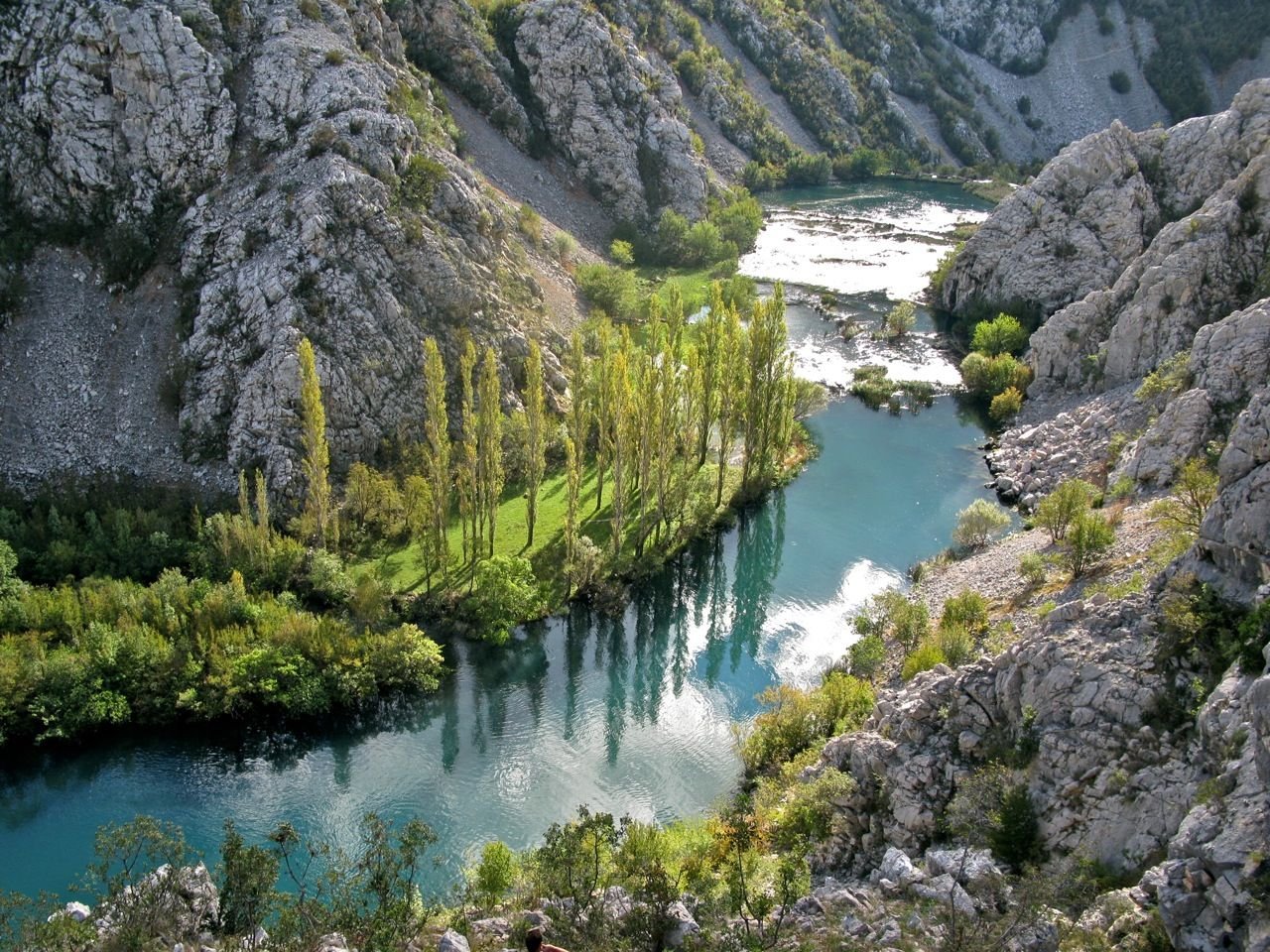 Krupa Canyon, in Croatia. Photo: Raftrek Adventure Travel
