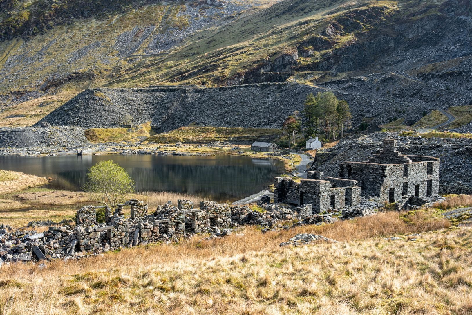 The abandoned Cwmorthin Slate Quarry at Blaenau Ffestiniog. Photo: Getty.