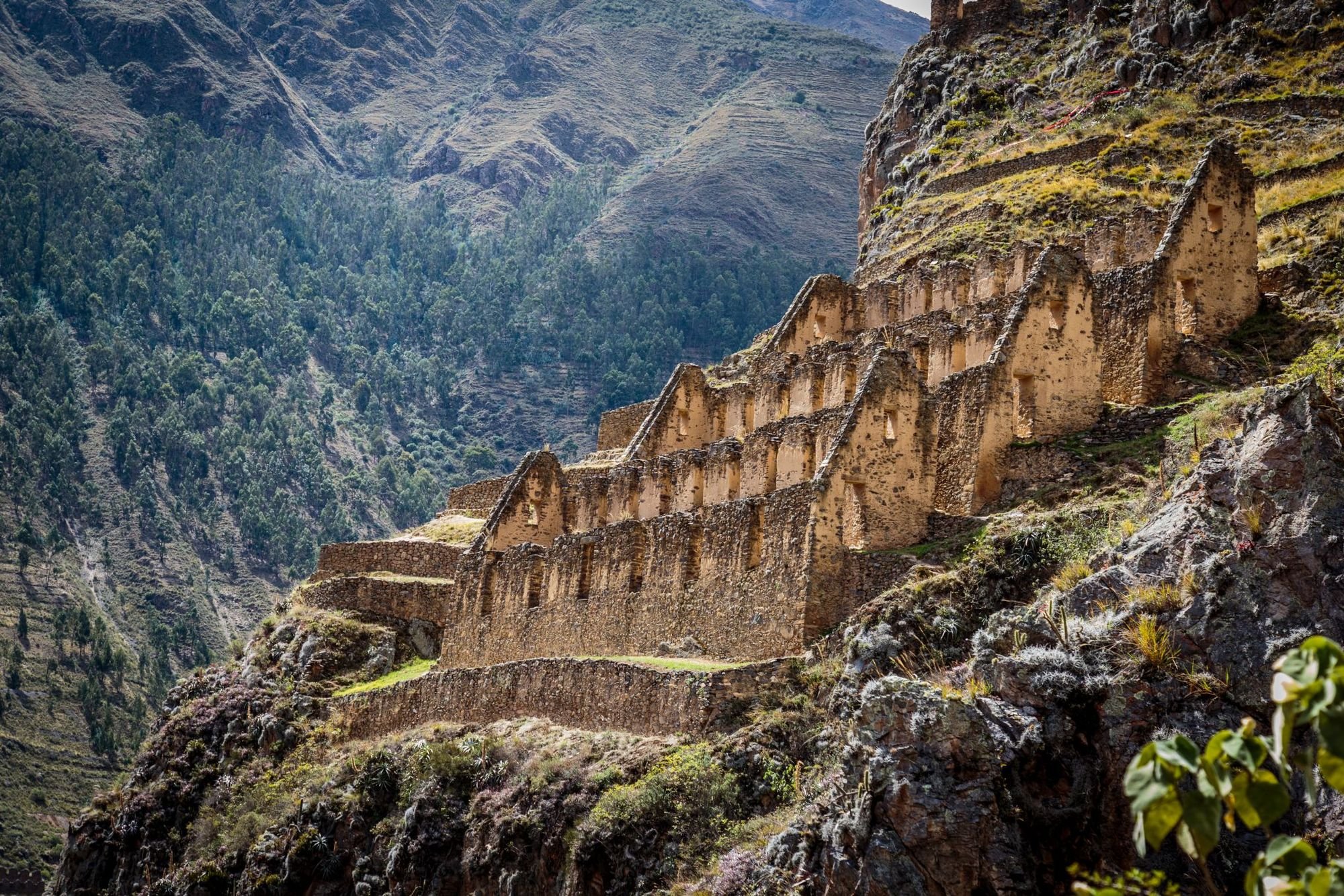 The high terraces above Ollantaytambo, Peru, the site of a historic Inca victory over the Spanish army. Photo: Getty