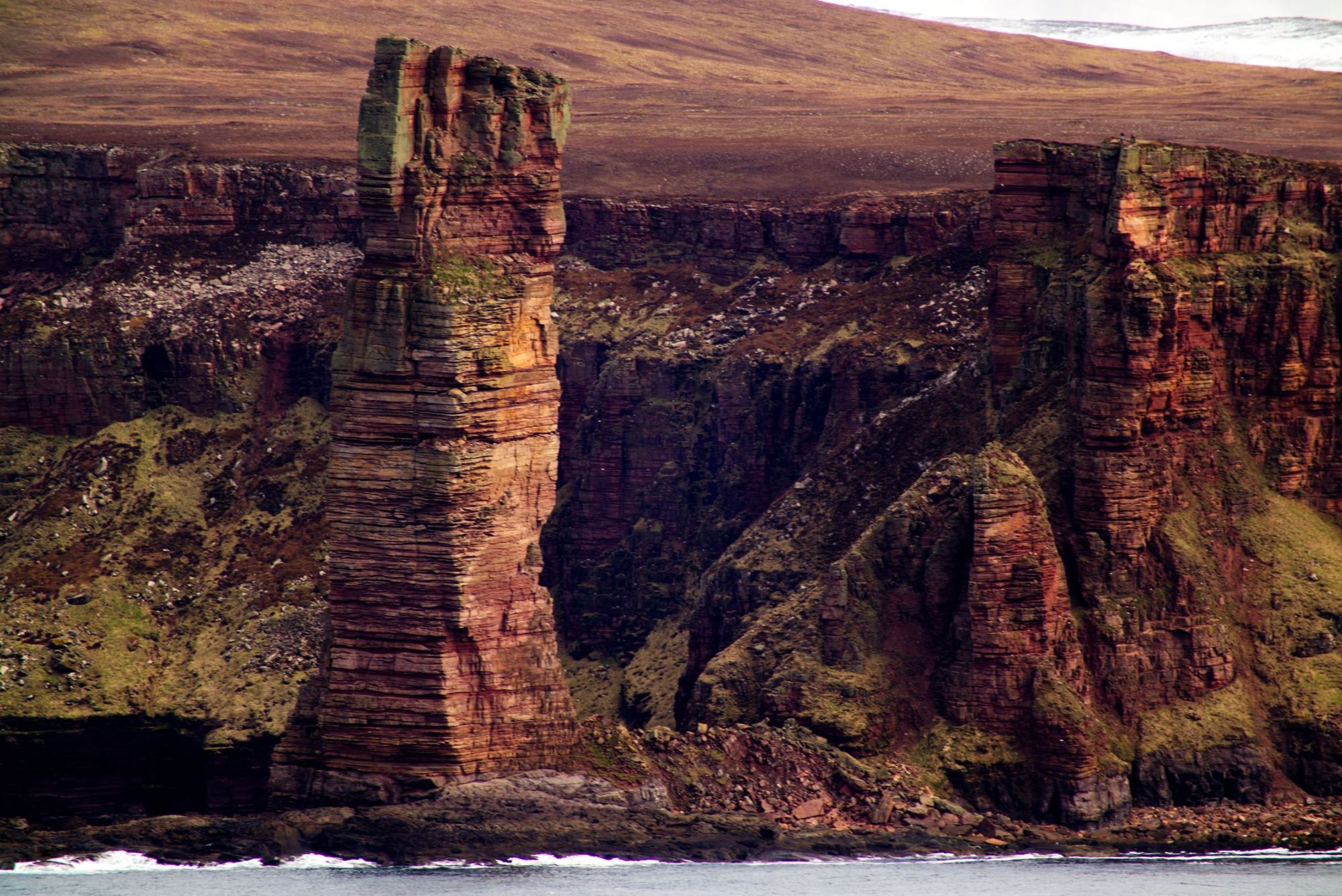 The Old Man of Hoy, a famous sea stack off the island of Hoy, which is part of the Orkney Islands. Photo: Getty