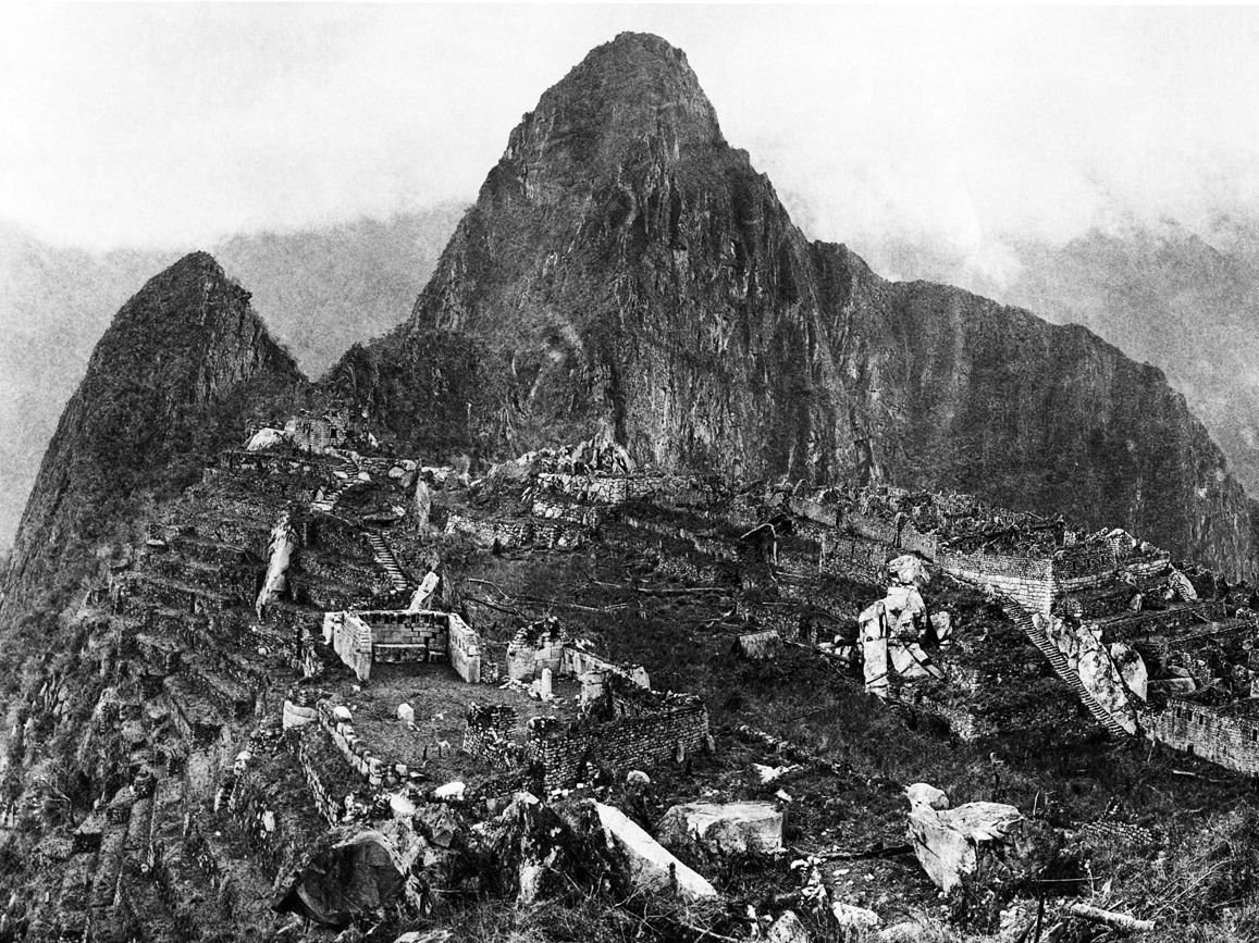 One of Hiram Bingham's photos of Machu Picchu, taken during the 1912 expedition. Photo: Wikimedia Commons.