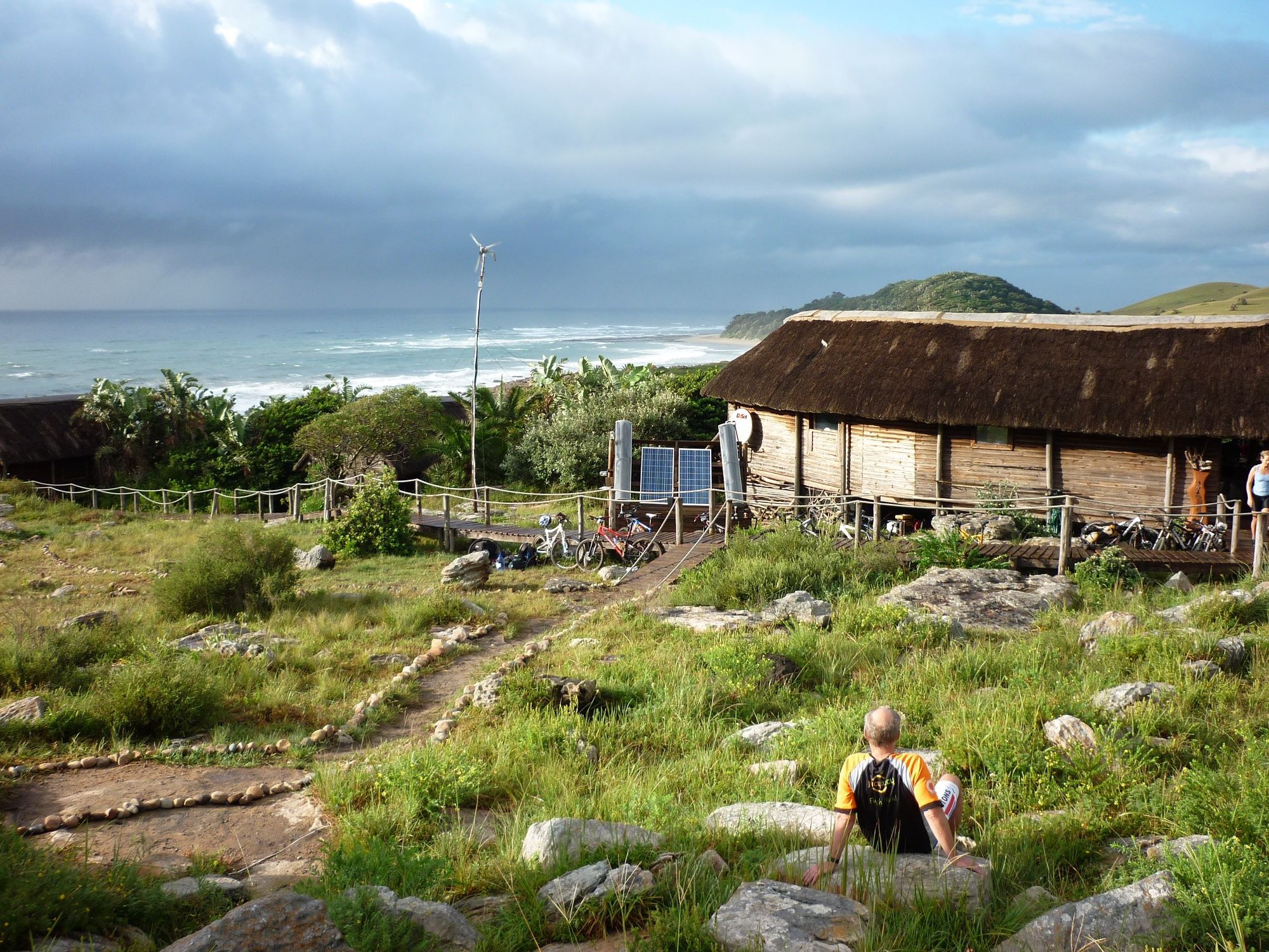 Mtentu Lodge, in beautiful coastal surroundings. Photo: Active Escapes.