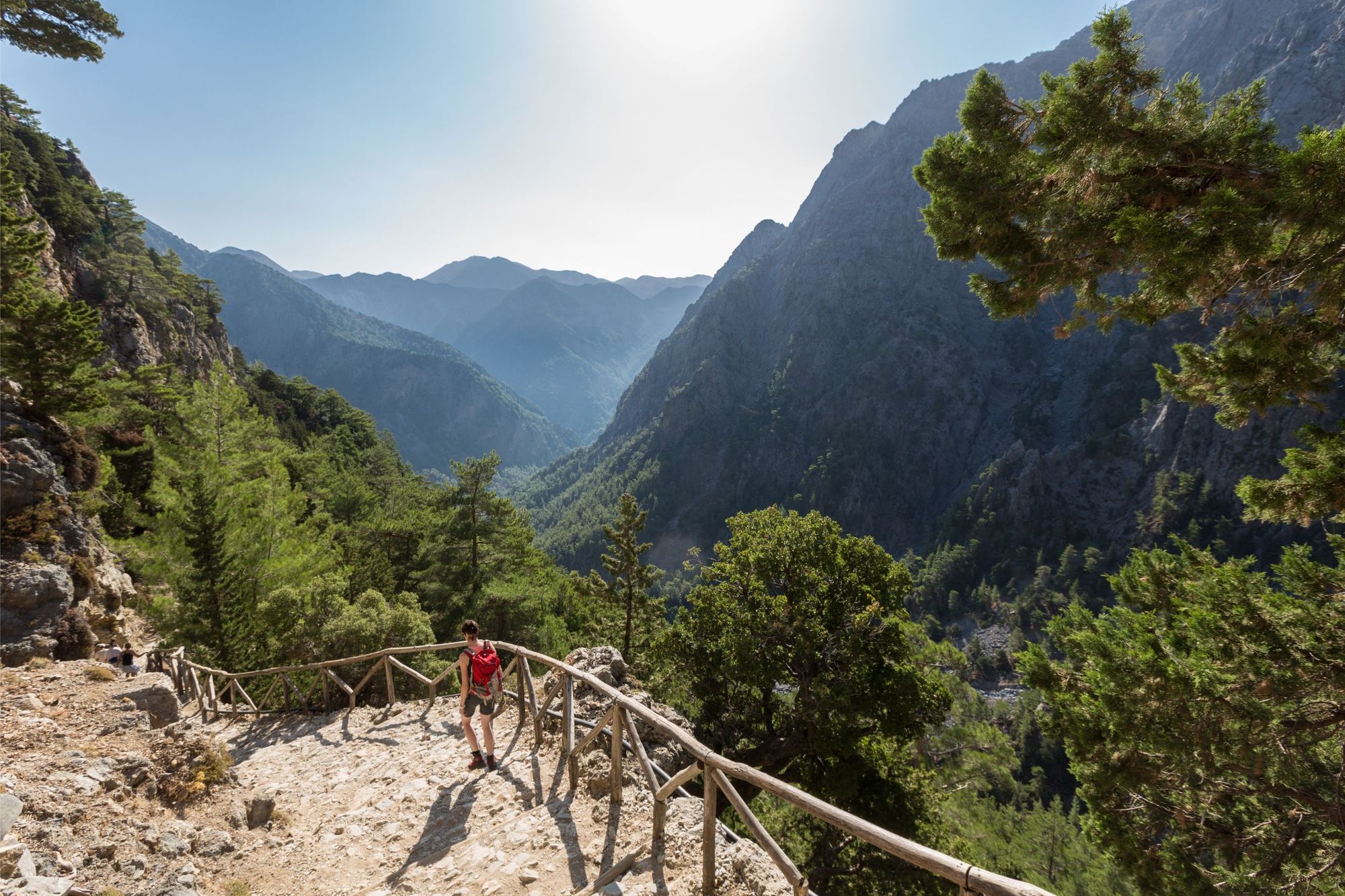 Hiking the Samaria Gorge, Crete. Photo: Fit in Crete