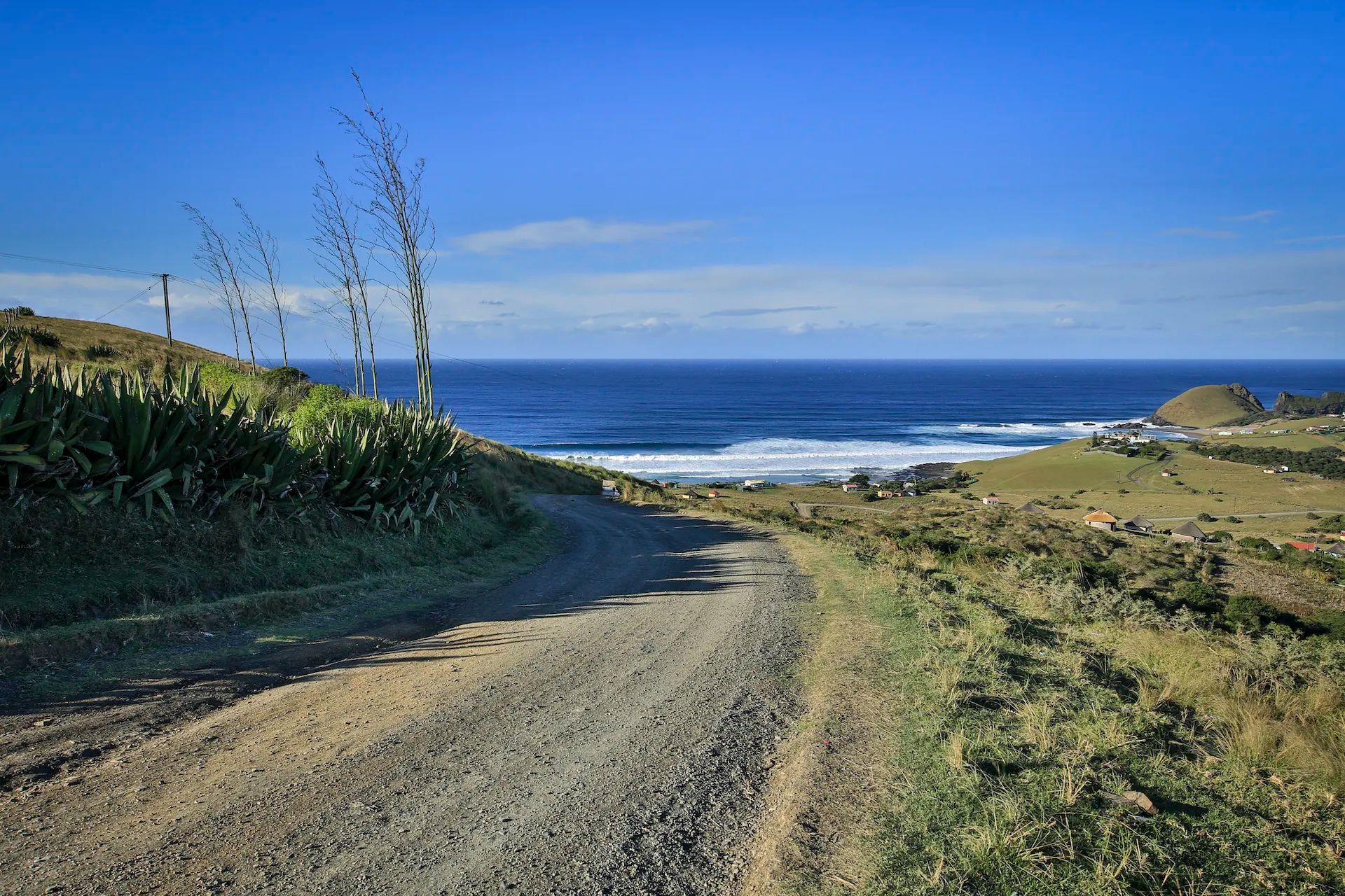 The current dirt road along the Wild Coast.