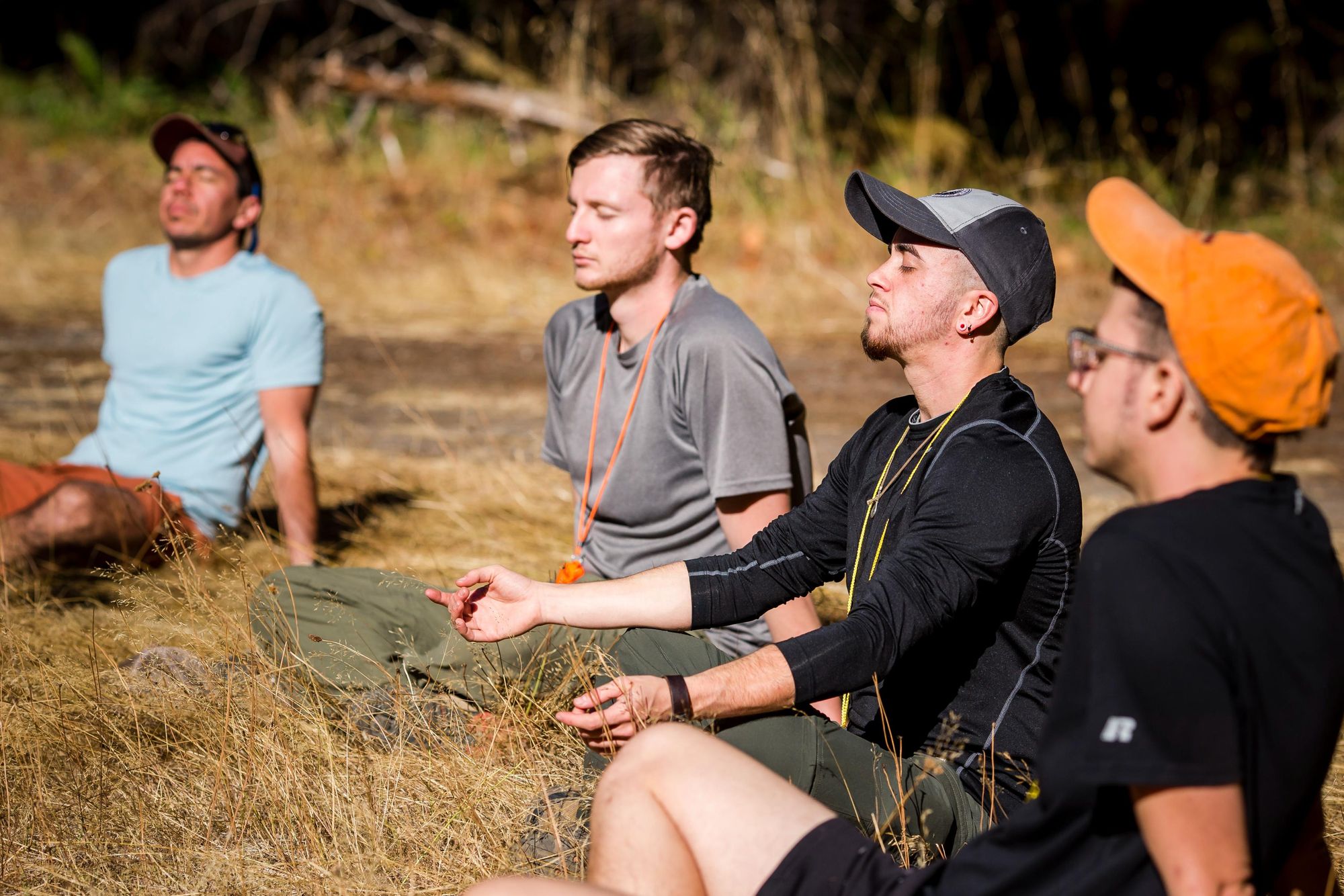 Participants on a Venture Out trip in the outdoors. Photo: Leah Nash/ The Venture Out Project