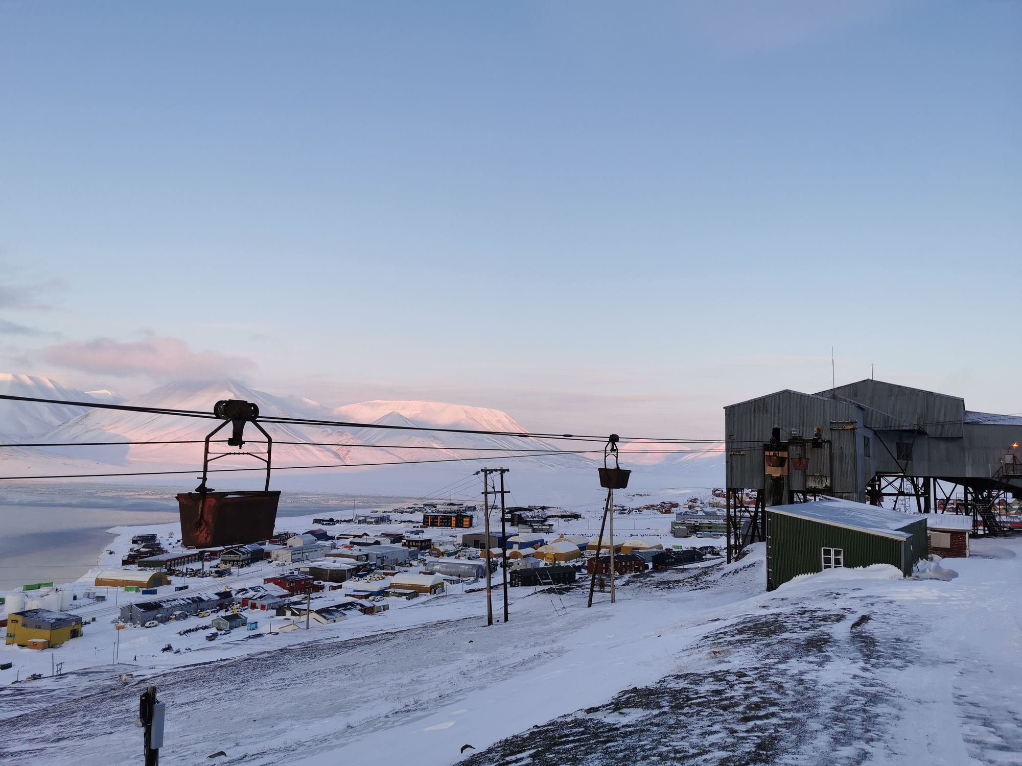 Longyearbyen, in Svalbard, is the world's northernmost year-round inhabited settlement.