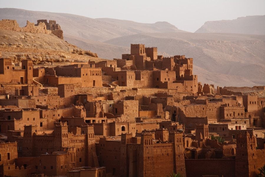 Ait Benhaddou, a kasbah near Ouarzazate. Photo: Getty.