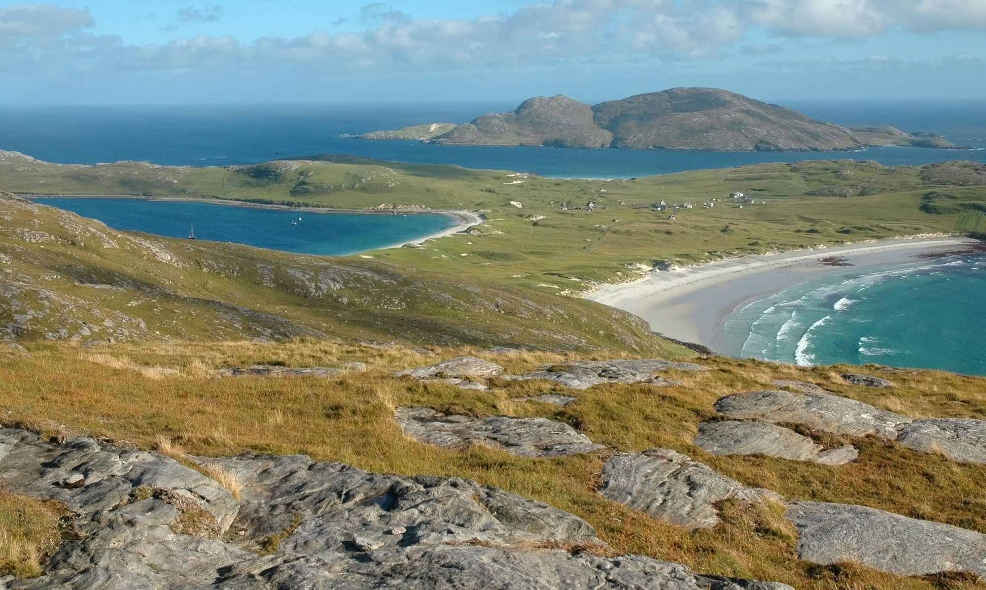 The most southerly inhabited island of the Outer Hebrides, Vatersay, is the starting point for the Hebridean Way. Photo: Getty