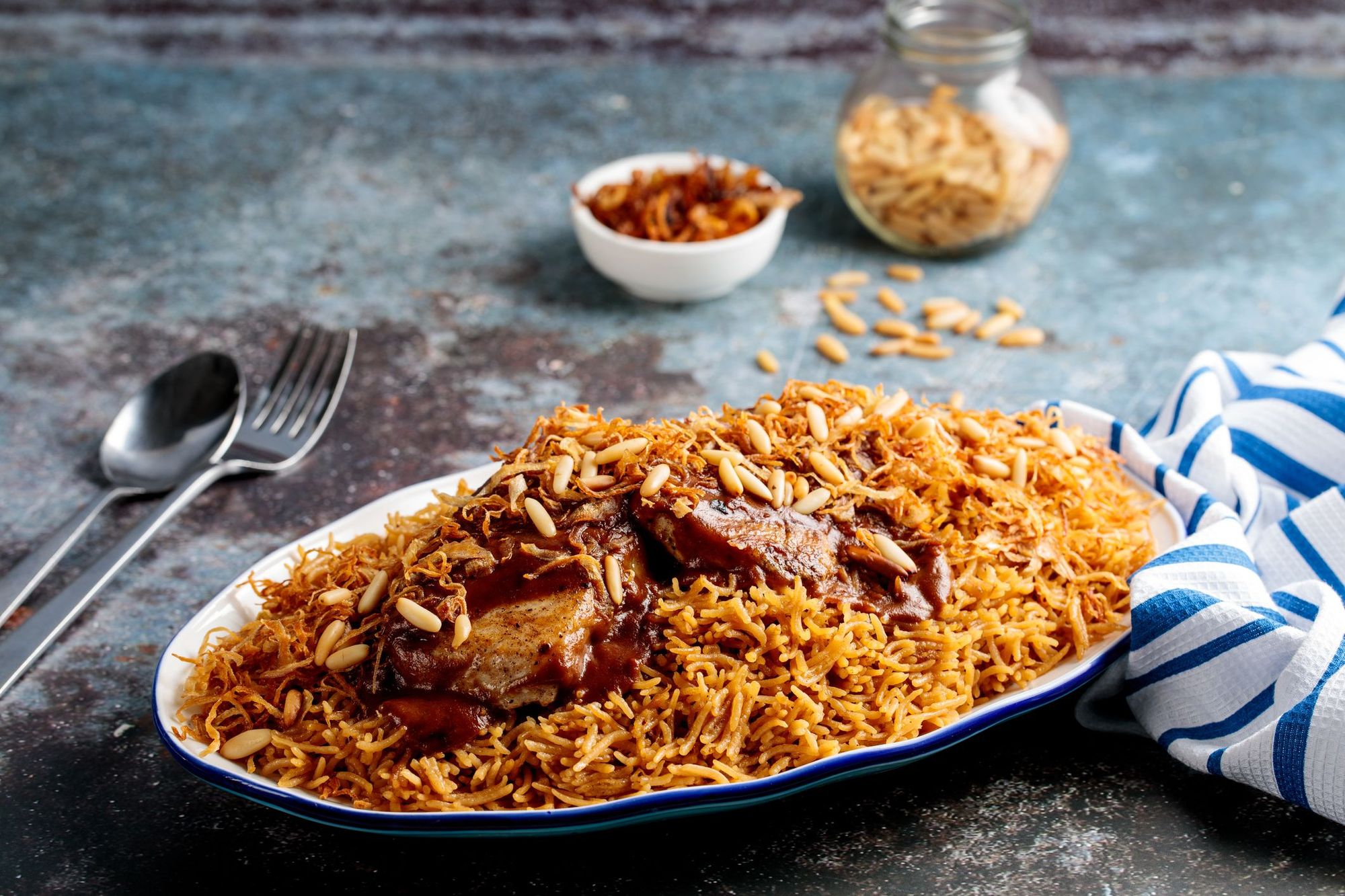 Sayadieh, a fish dish served in Aqaba. Photo: Getty.