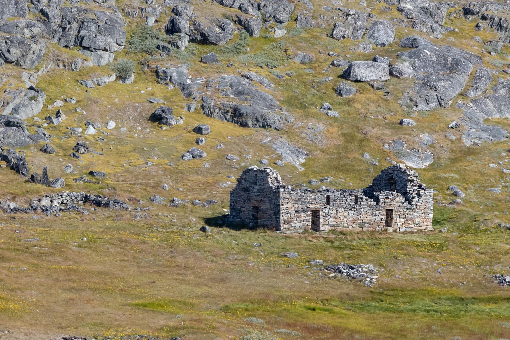 The ruins of Hvalsey Church. Photo: Getty.