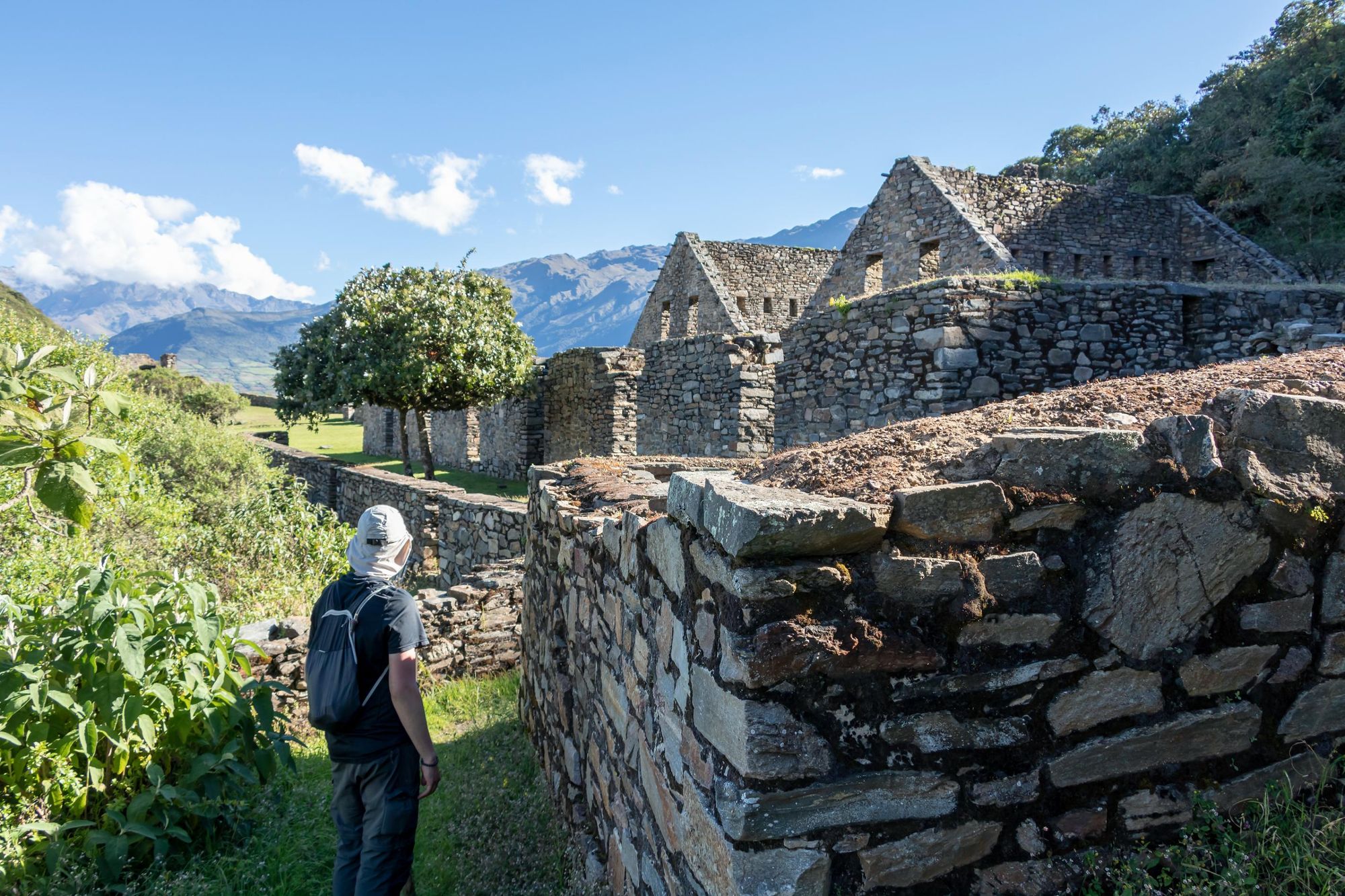 Exploring the site of Choquequirao, with no other visitors in site. Photo: Getty