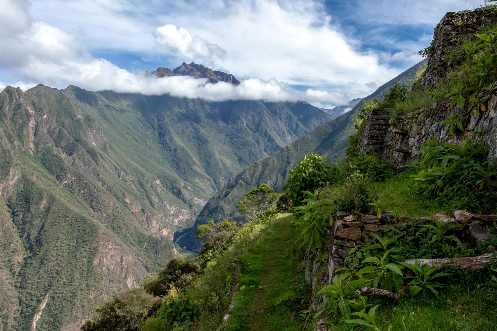 The view as seen from Pinchuyniyoc, between Choquequirao and Maizal. Photo: Getty