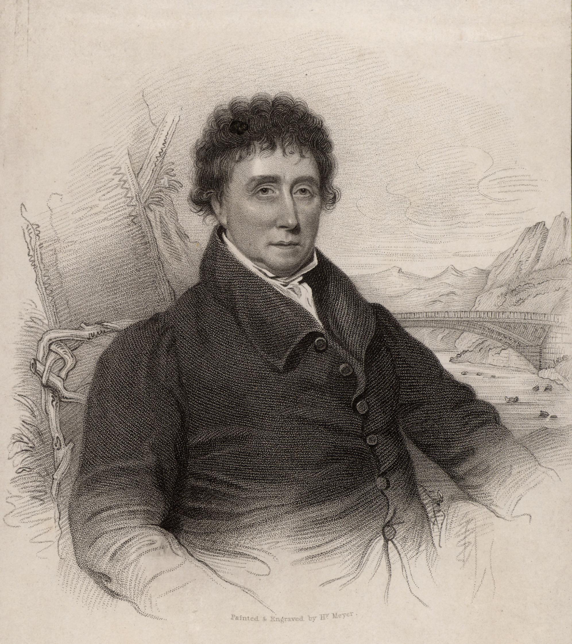 A portrait of civil engineer Thomas Telford, painted by HY Meyer. Credit: Getty