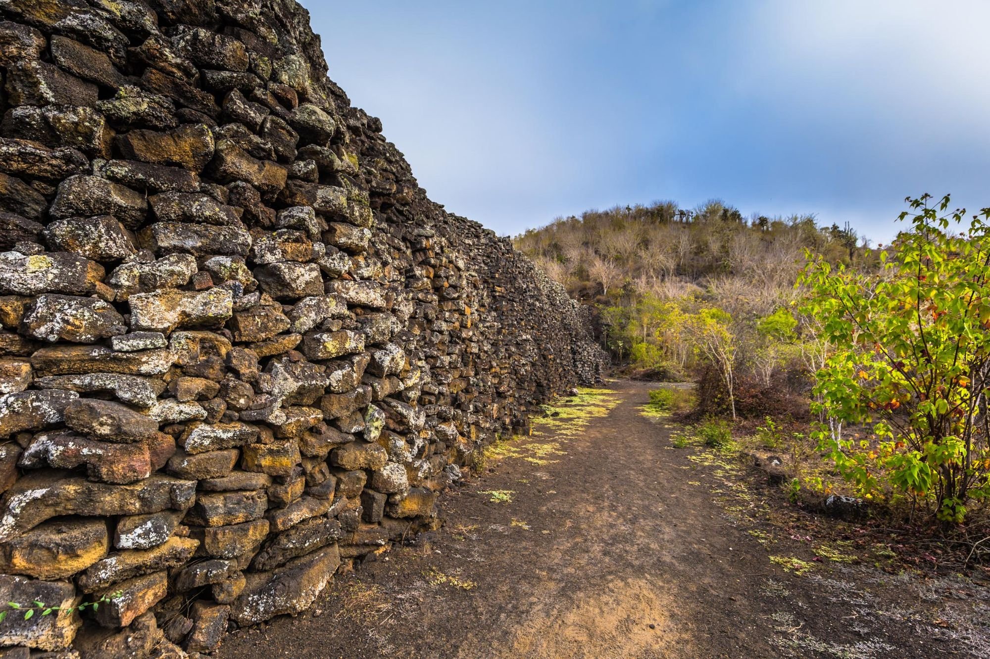 The Wall of Tears on Isabela Island. Photo: Getty