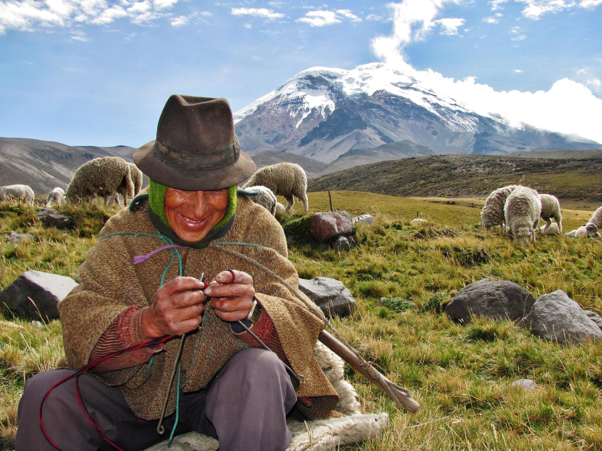 An indigenous man from Chimborazo. Photo: Adventure Journeys.