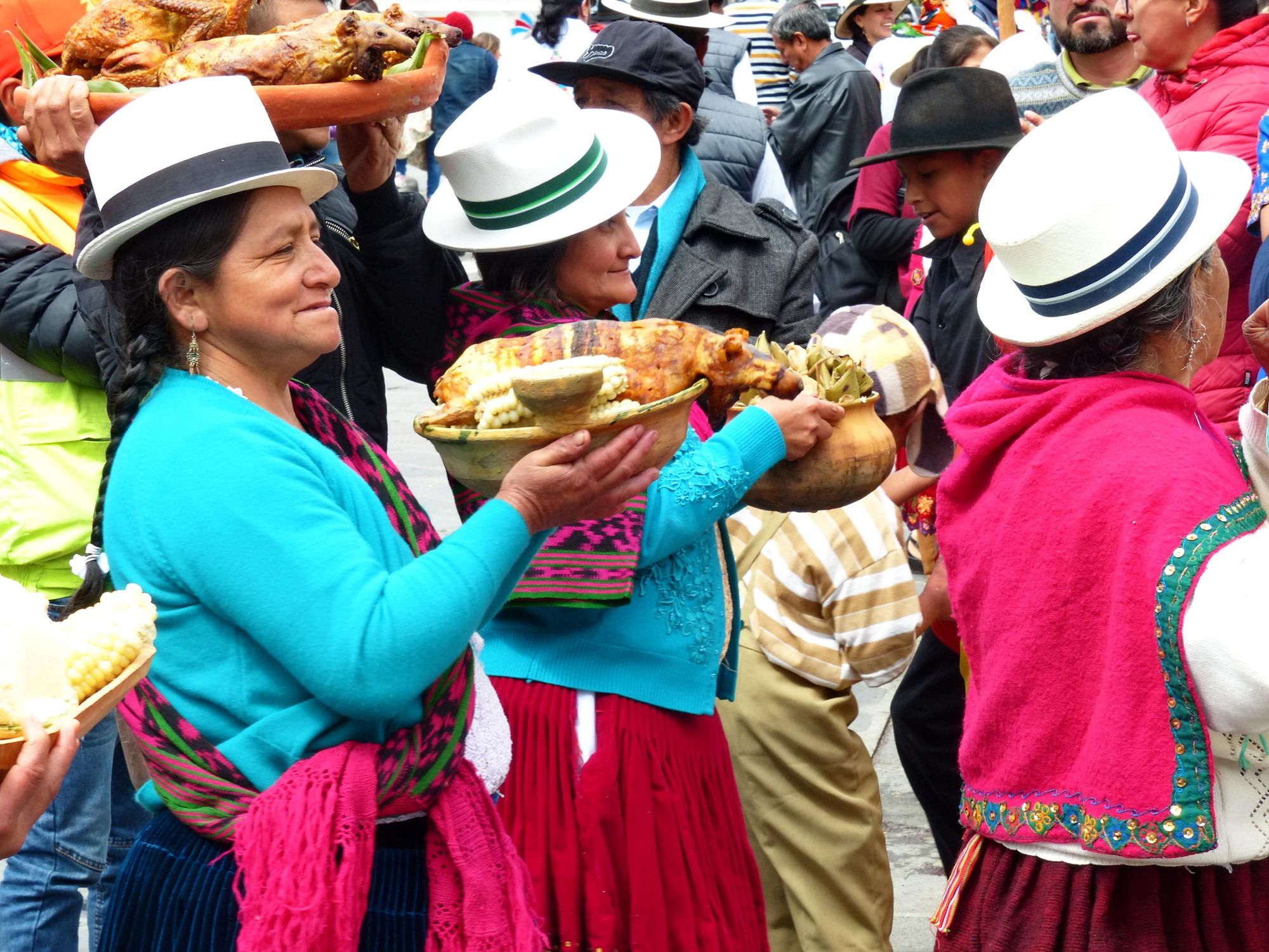 Inti Raymi celebrations in Cuenca, Ecuador. Photo: Getty.