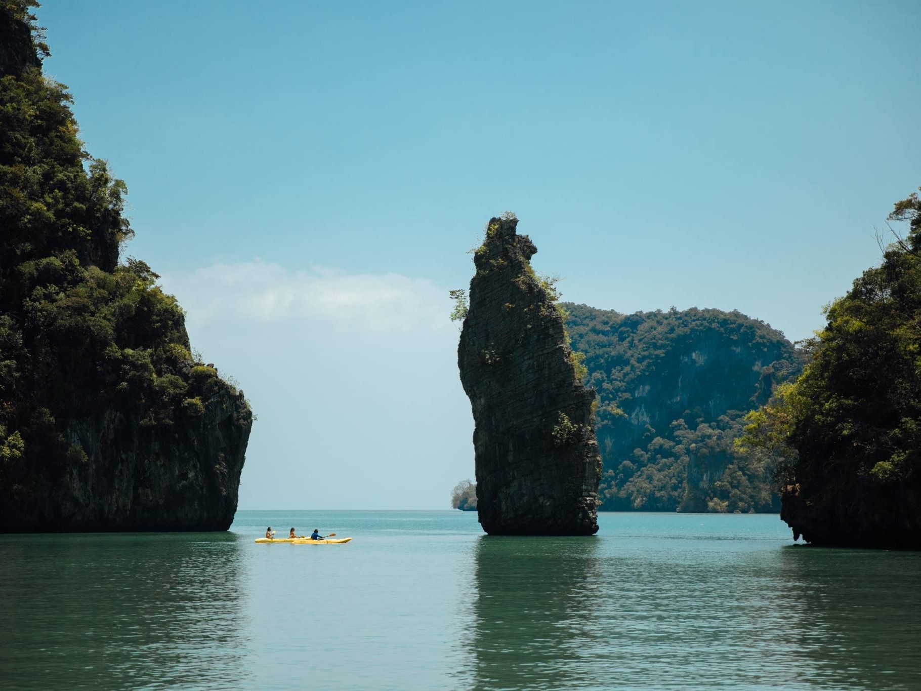 Kayaking in Phang Nga Bay. Photo: Much Better Adventures.