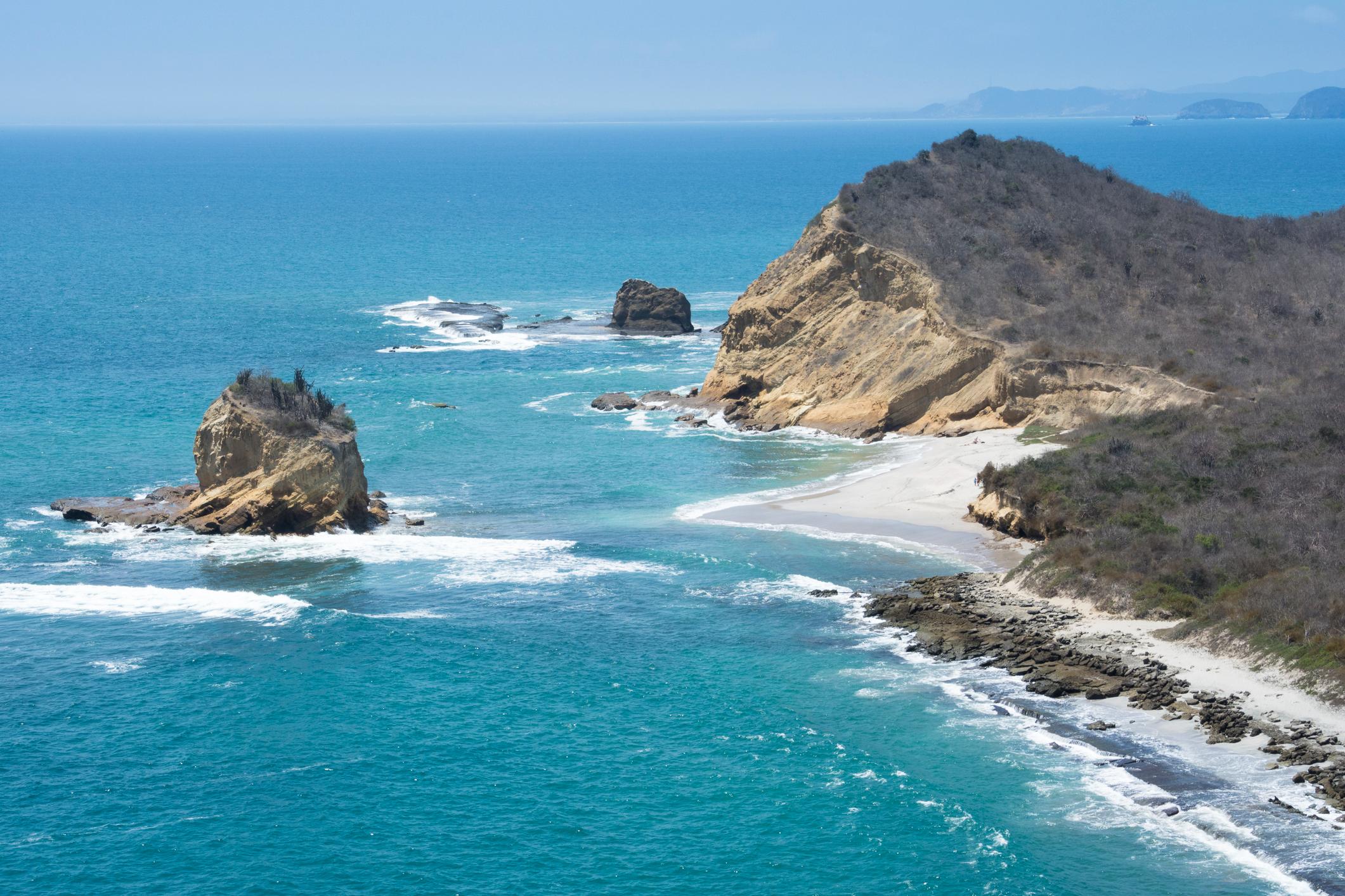 Picturesque Los Frailes Beach, part of Ecuador's Machalilla National Park. Photo: Getty.