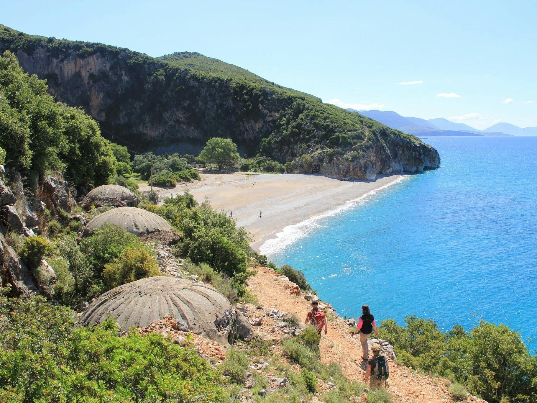 Hikers on the Albanian Coastal Trail. Photo: Zbulo