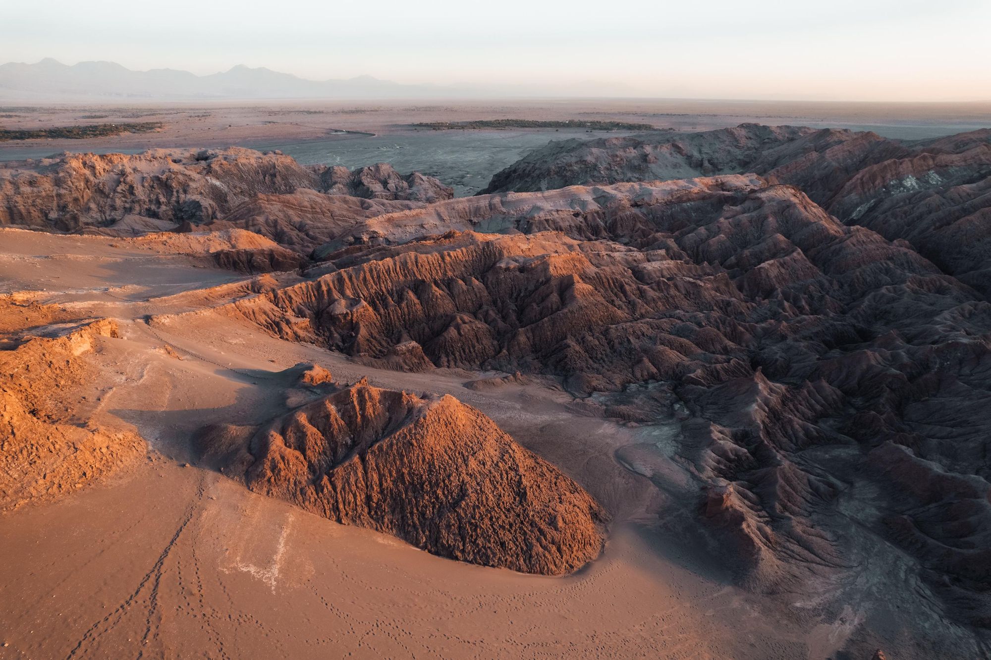 A beautiful view of the Valle de la Luna, also known as Moon Valley, near San Pedro de Atacama Desert Chile. Photo: Getty