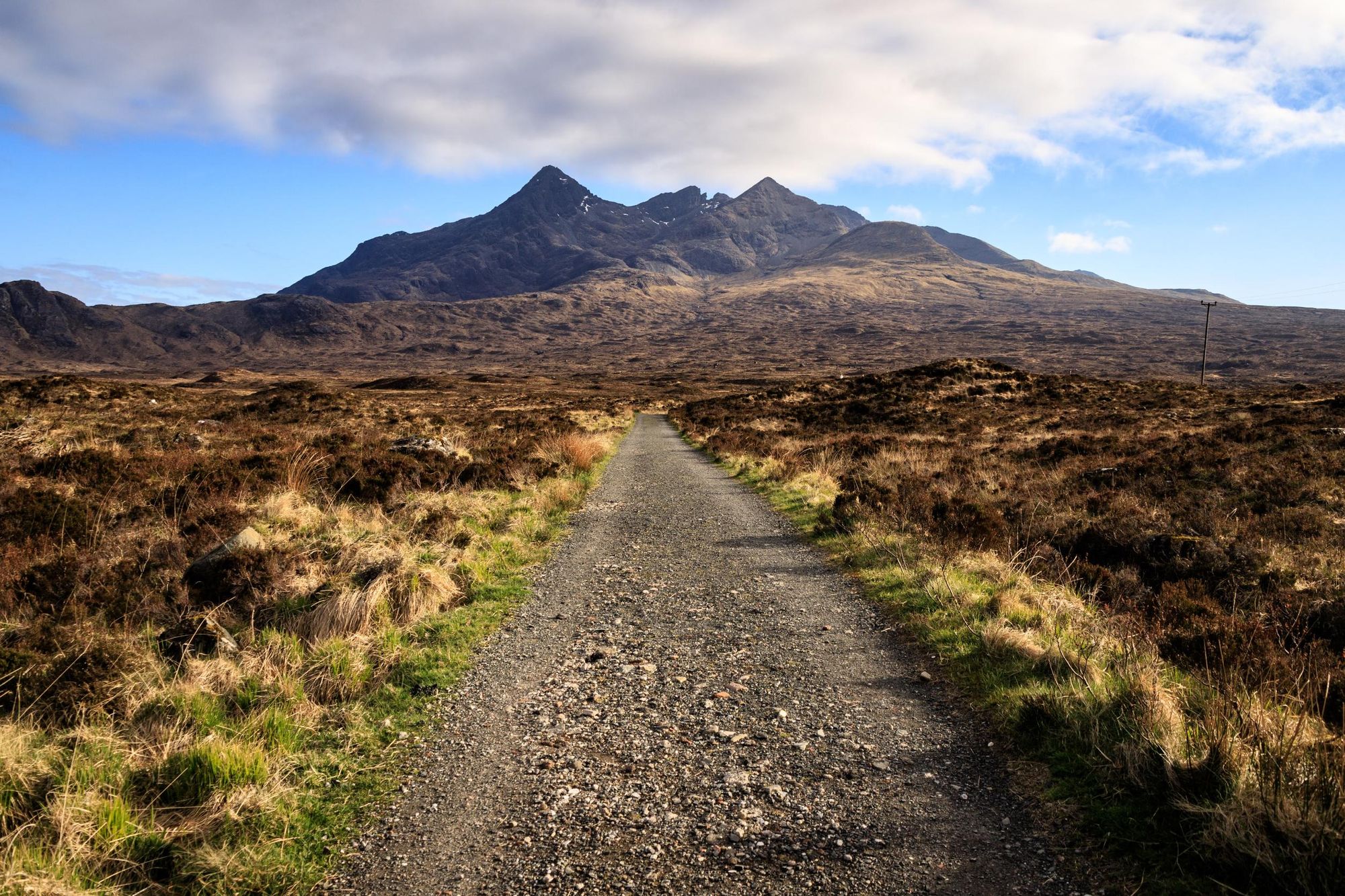 The Cuillin ridge viewed from Sligachan. Photo: Getty