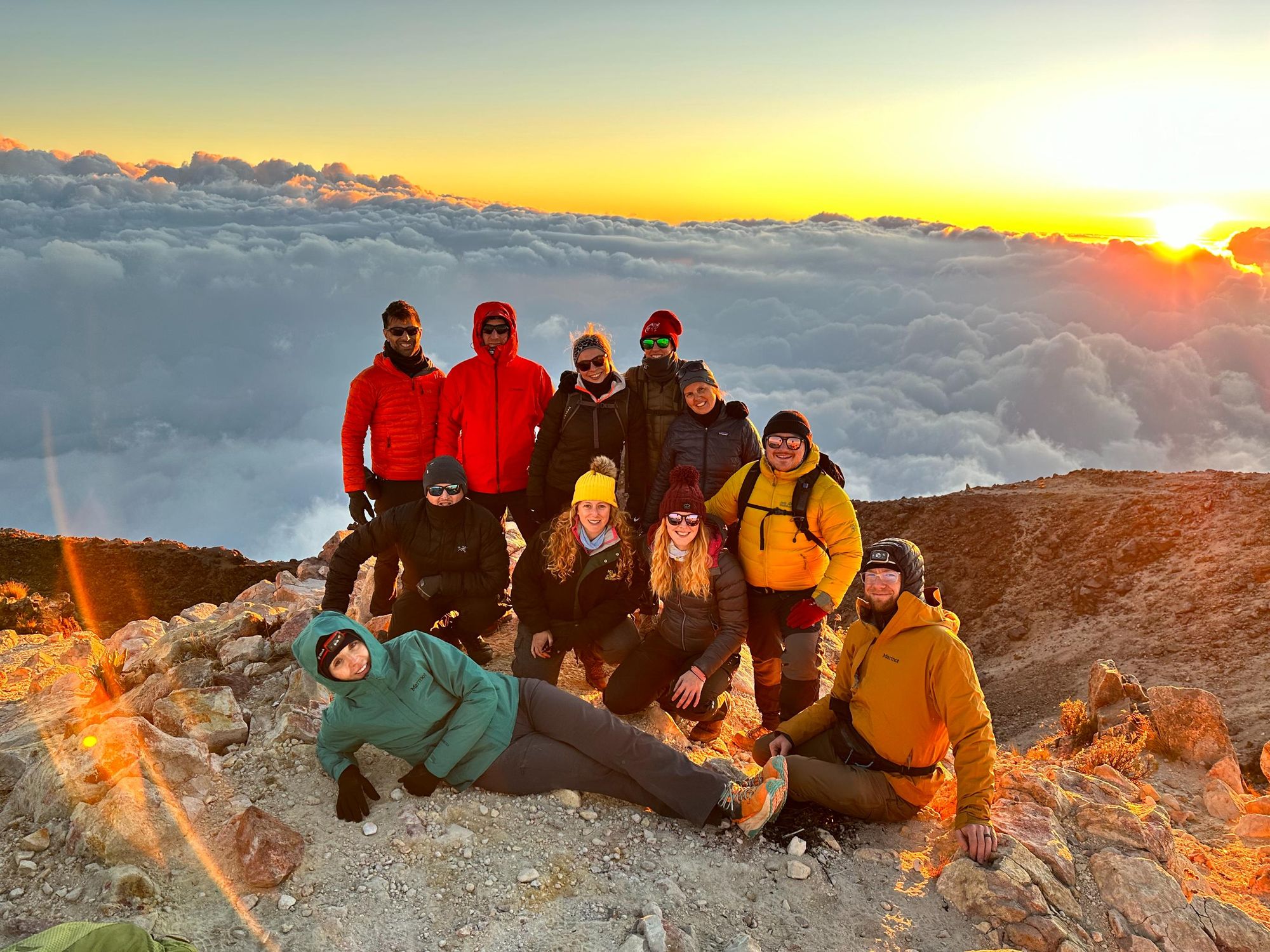 A Much Better Adventures group on the Guatemala 5 Volcano Challenge. Photo: Emily Wright.