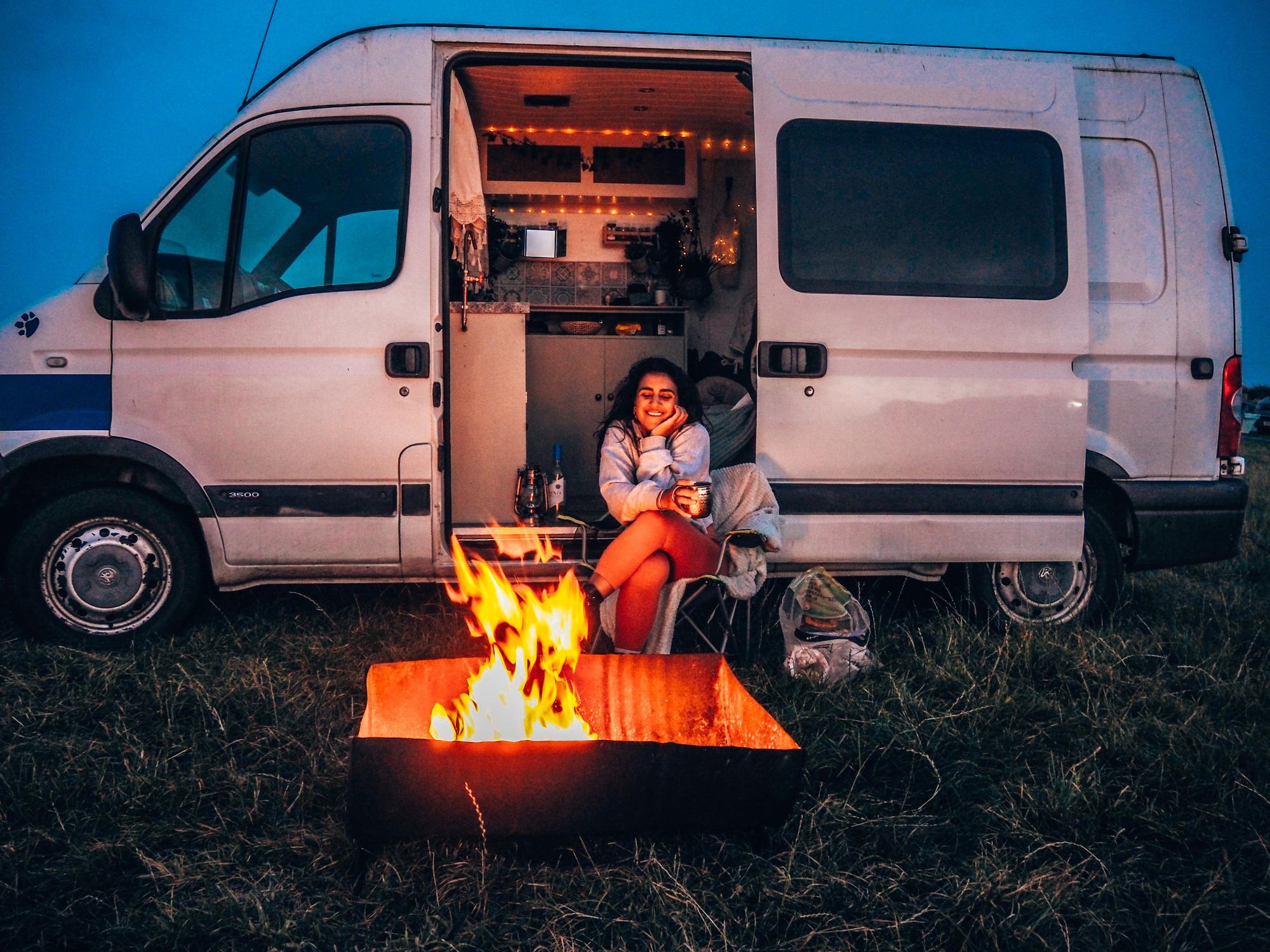 If you're going to travel solo, you can do worse than to get yourself a van. Photo: Absolutely Lucy