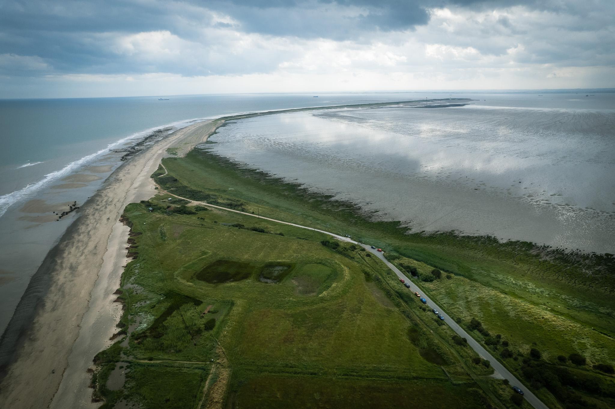 Spurn Point, stretching out into the North Sea. Photo: Markus Stitz