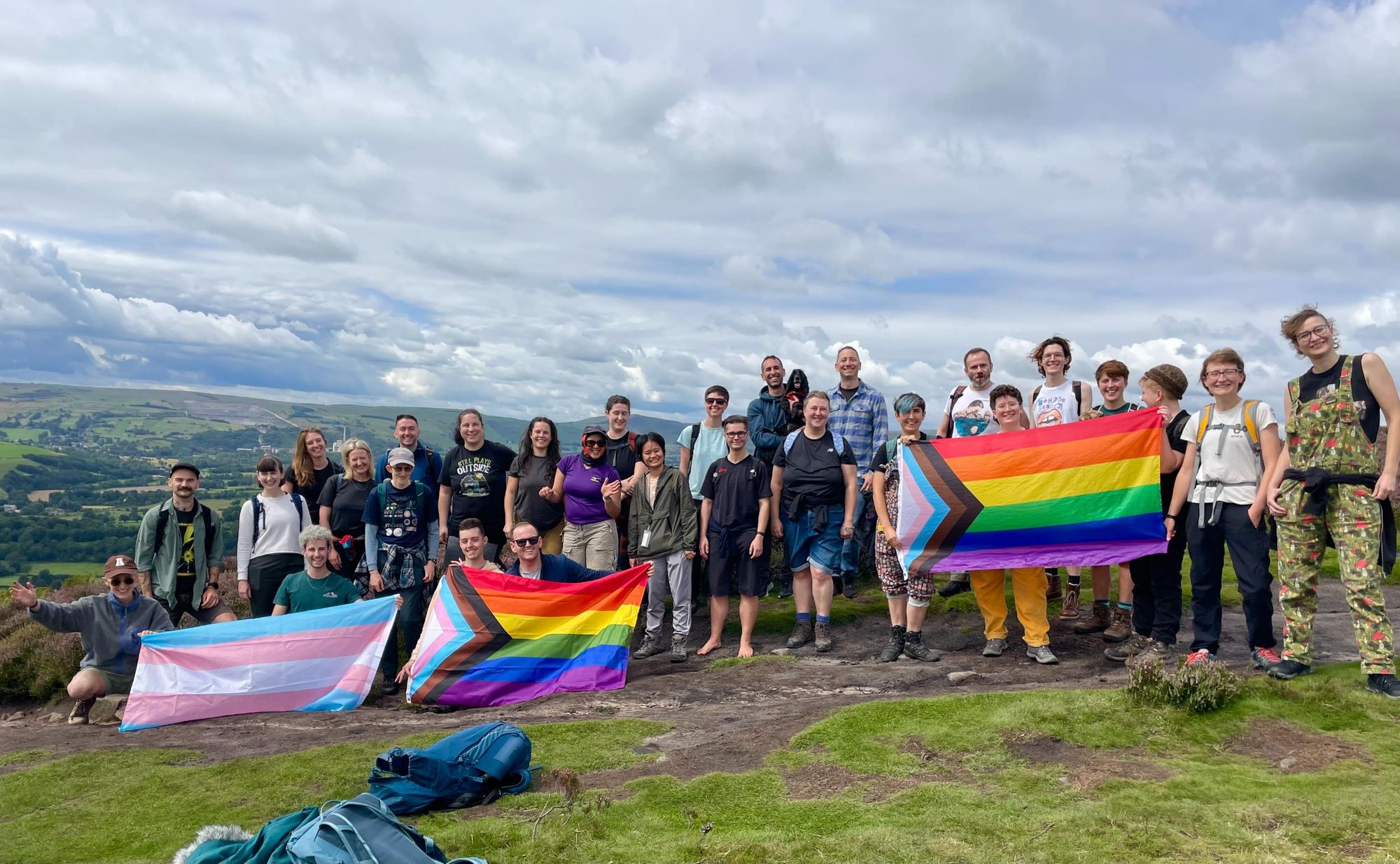 Members of Queer Out Here. Photo: Ailish Breen.