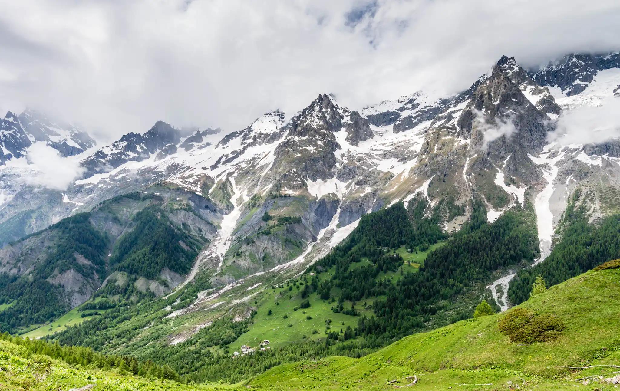 Views of the Mont Blanc Massif