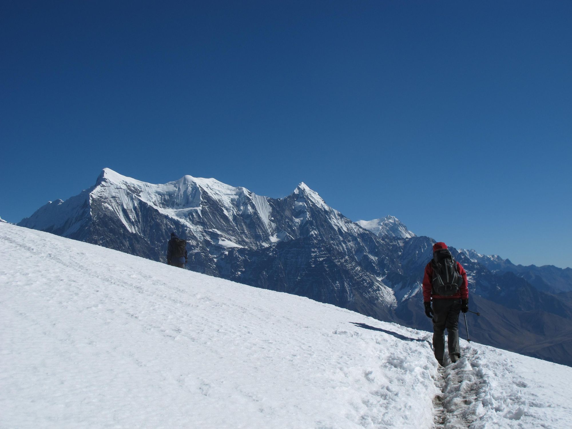 The trail from Khare towards Mera Base Camp. Photo: Freedom Adventures.