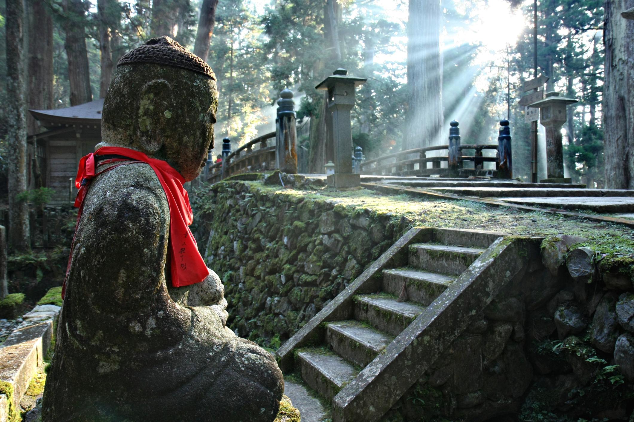 The sacred temple of Koyasan, Japan. Photo: Getty.