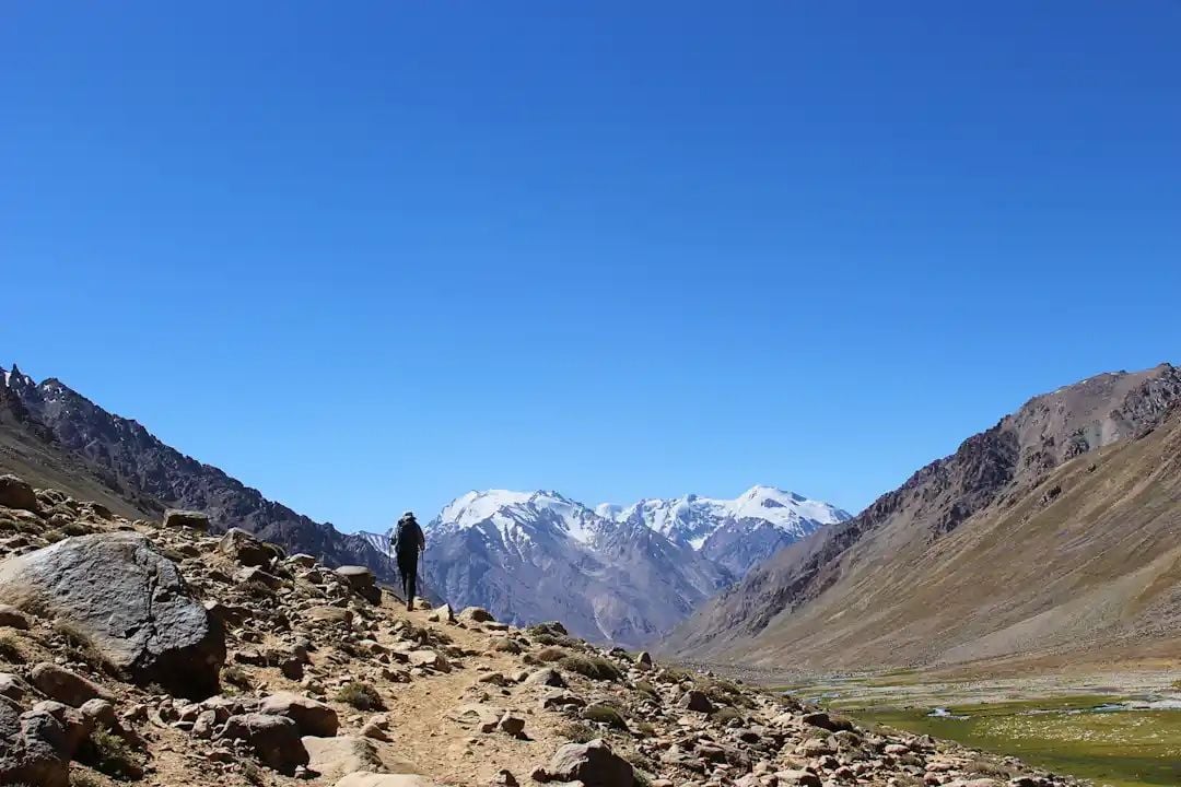 Hiking through the Langar Dara Valley. Photo: Orom Travel