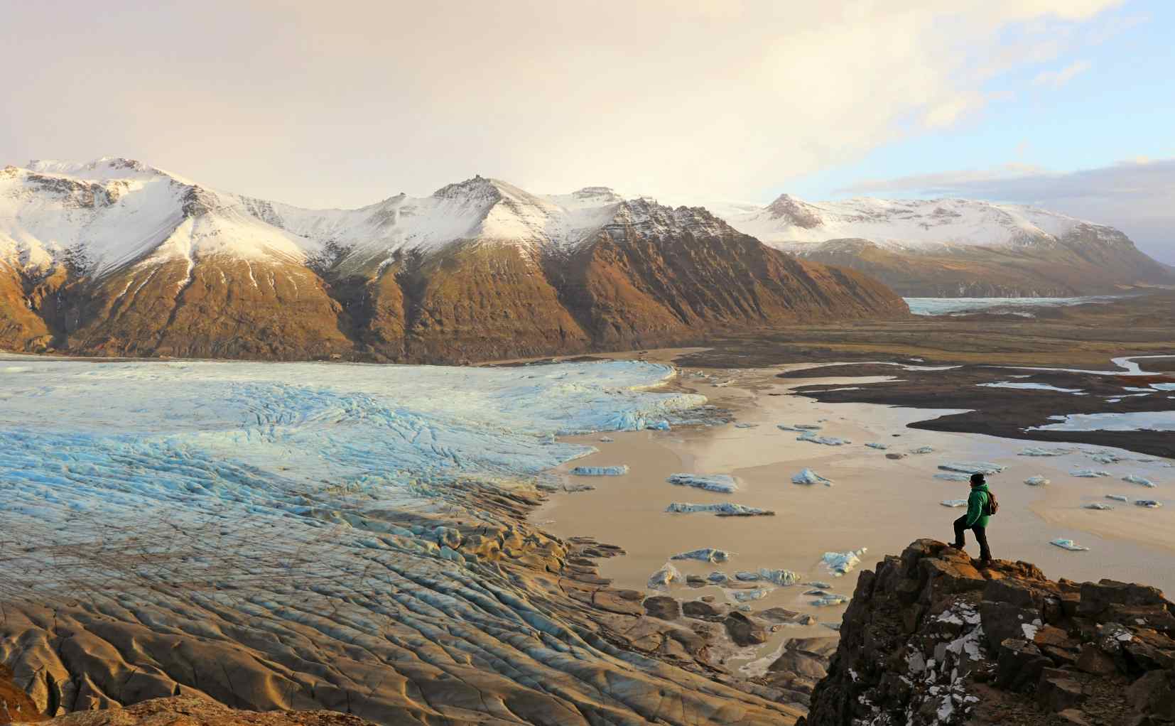 Skaftsfell glacier in Vatnajökull National Park. Photo: Getty.