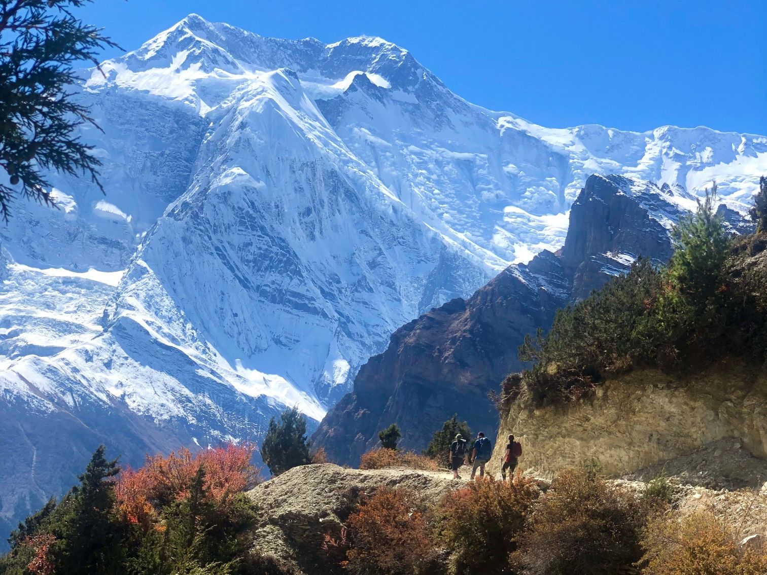 Views along the Annapurna Circuit trek in Nepal. Photo: Jane Swann