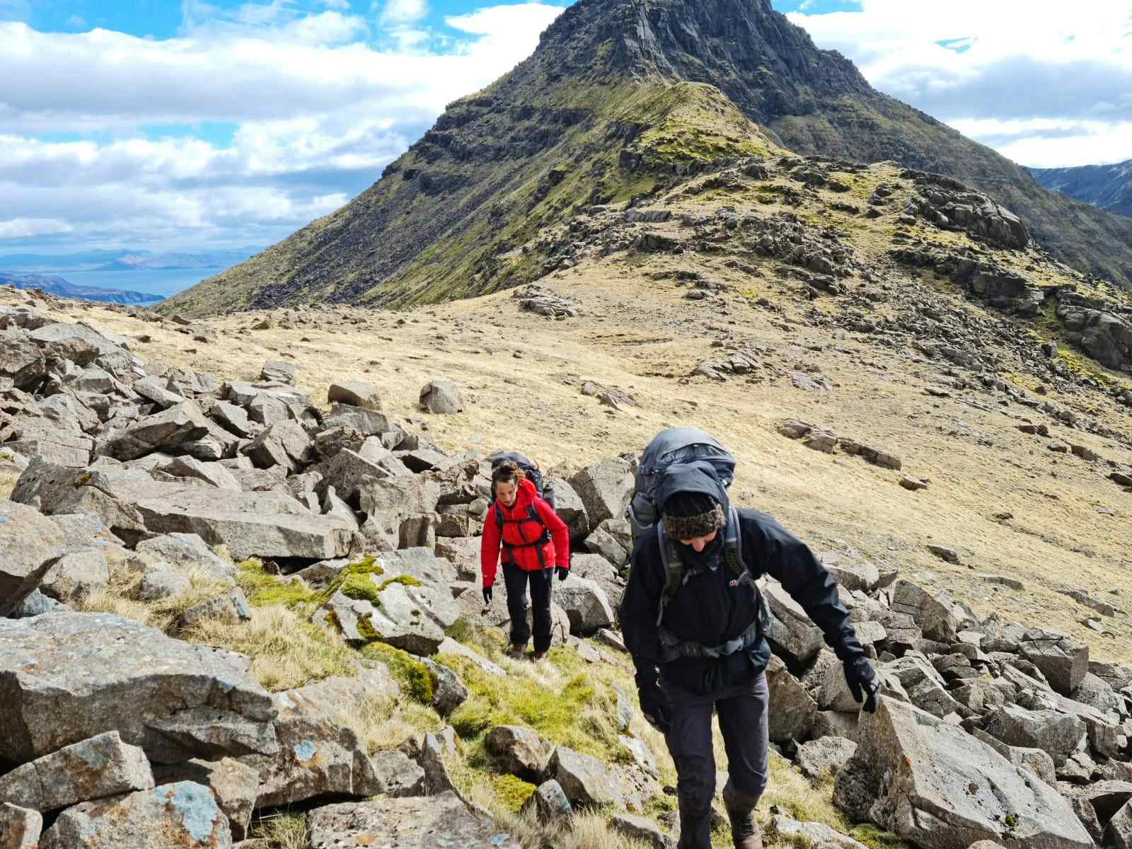 Scrambles up the Cuillin, Isle of Rum. Photo: Atlas Mountaineering