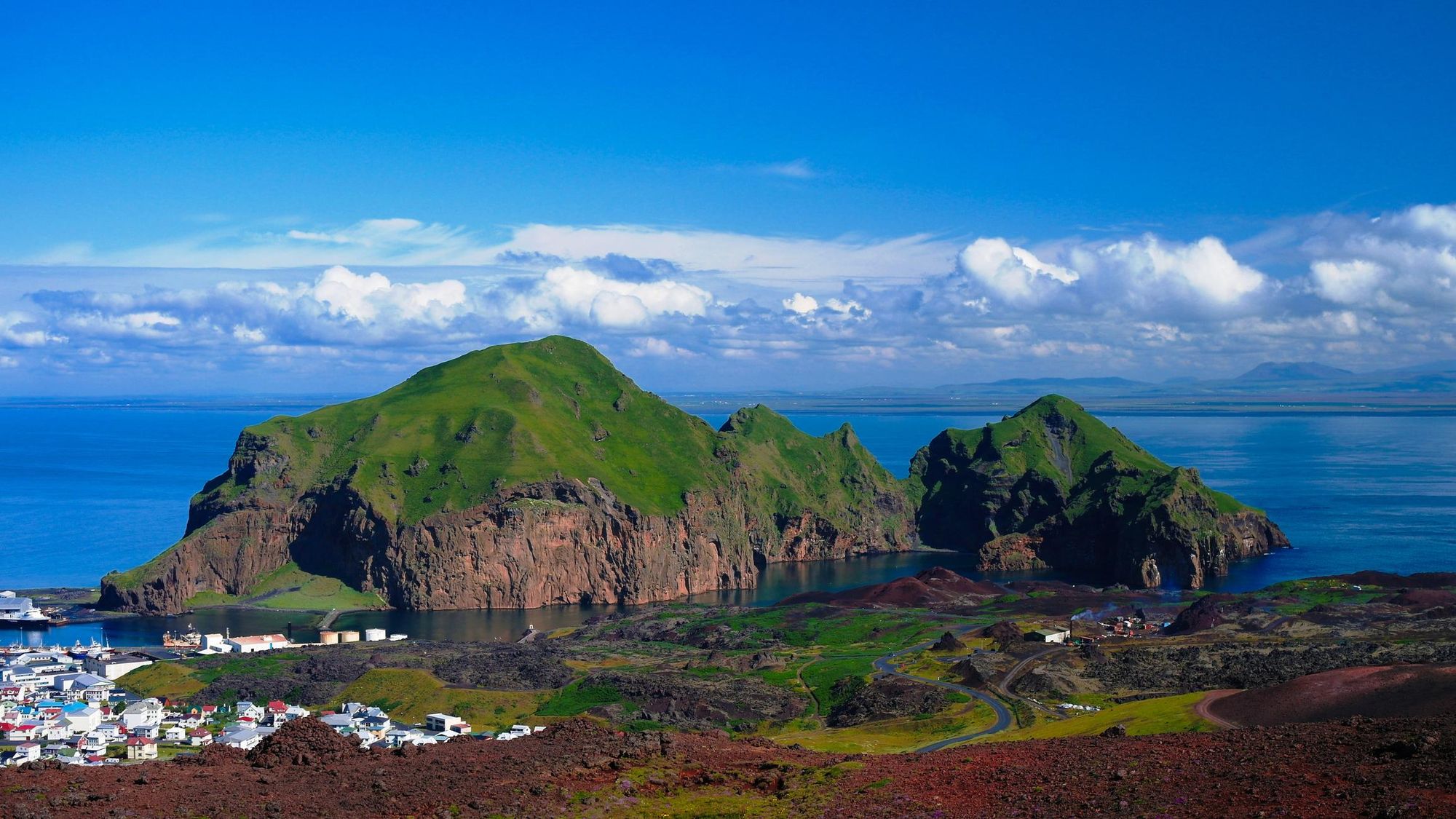 Heimaey, the main island of the Westman Islands. Photo: Getty.