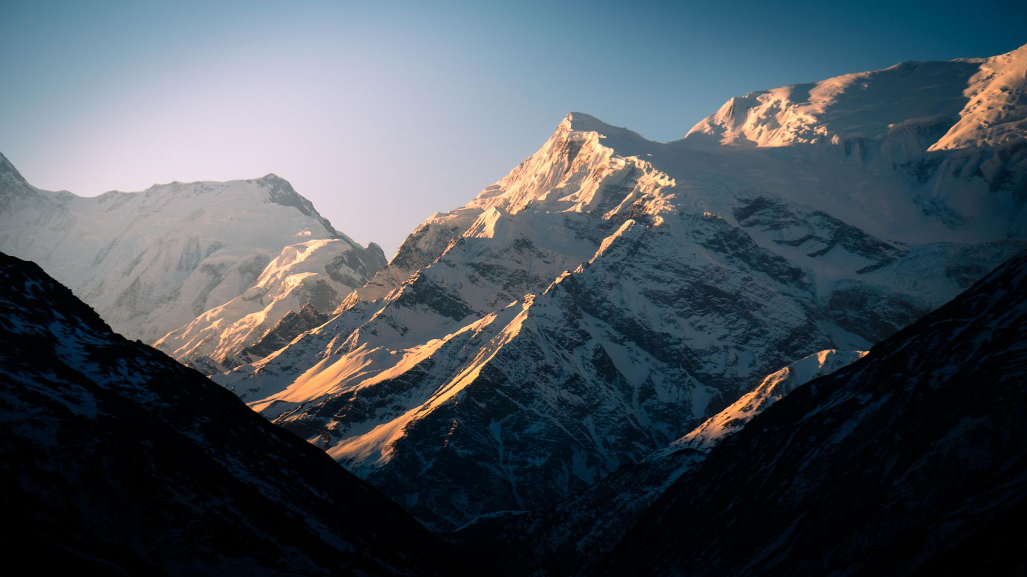 A view of the Annapurna Massif as it nears 8,000m. Photo: Josh Edwards