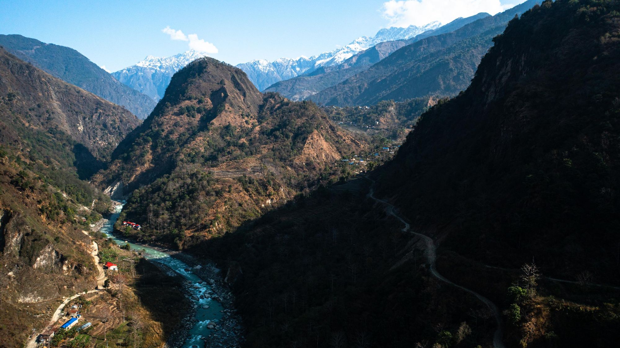 An early view on the Annapurna Circuit, before entering the big mountains. Photo: Josh Edwards