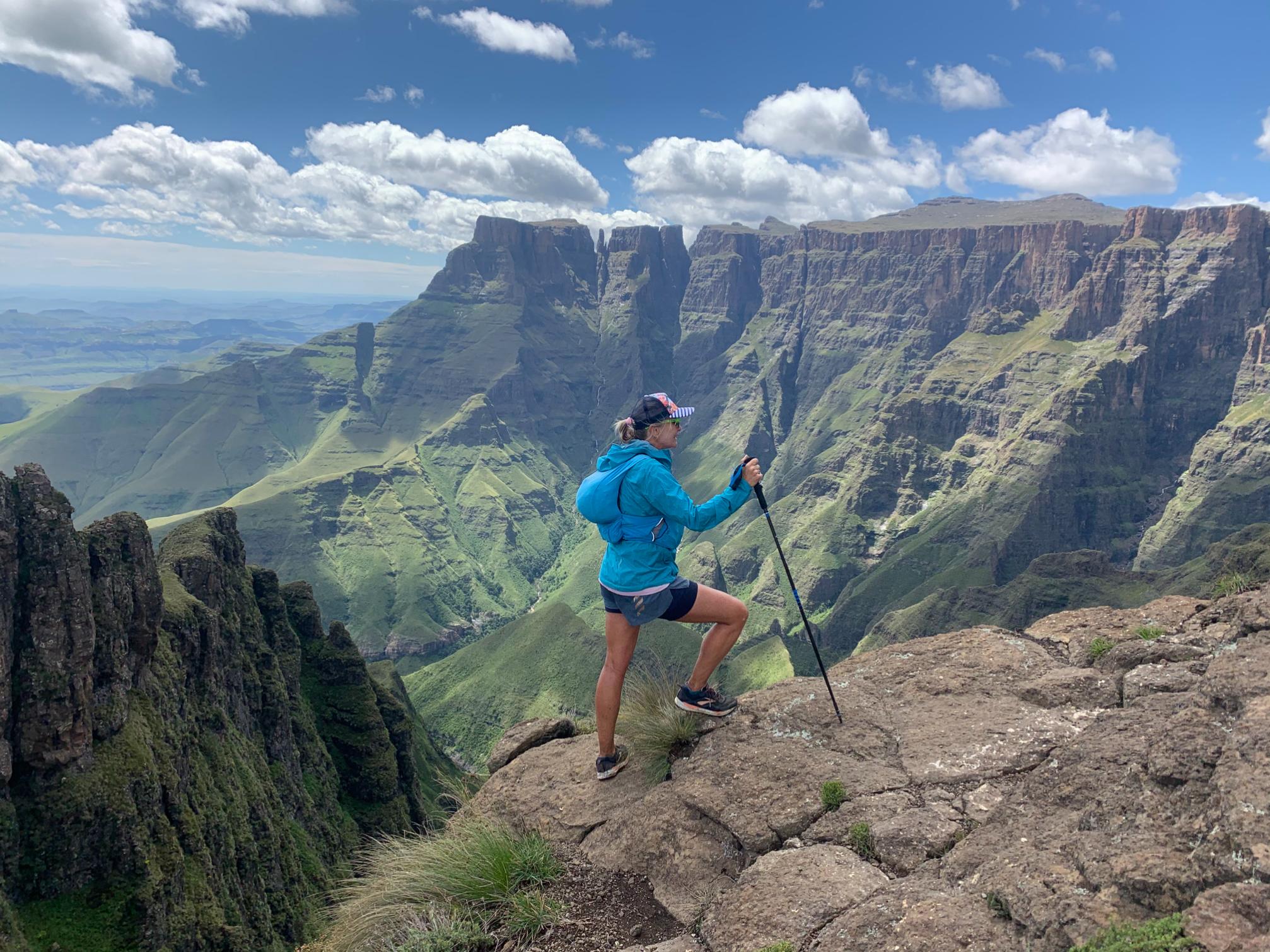 Hiking the Drakensberg Grand Traverse. Photo: Active Escapes.