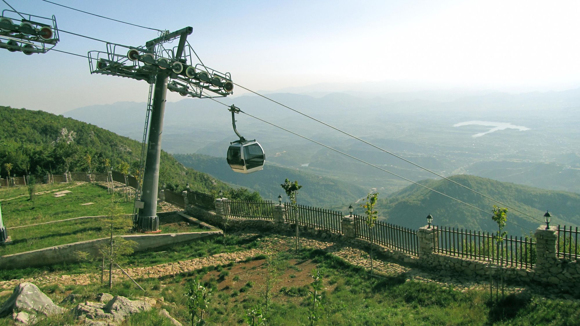 Dajti, standing at 1,613m (5,292ft) above Sea Level, is a mountain on the edge of Tirana, Albania. Photo: Getty
