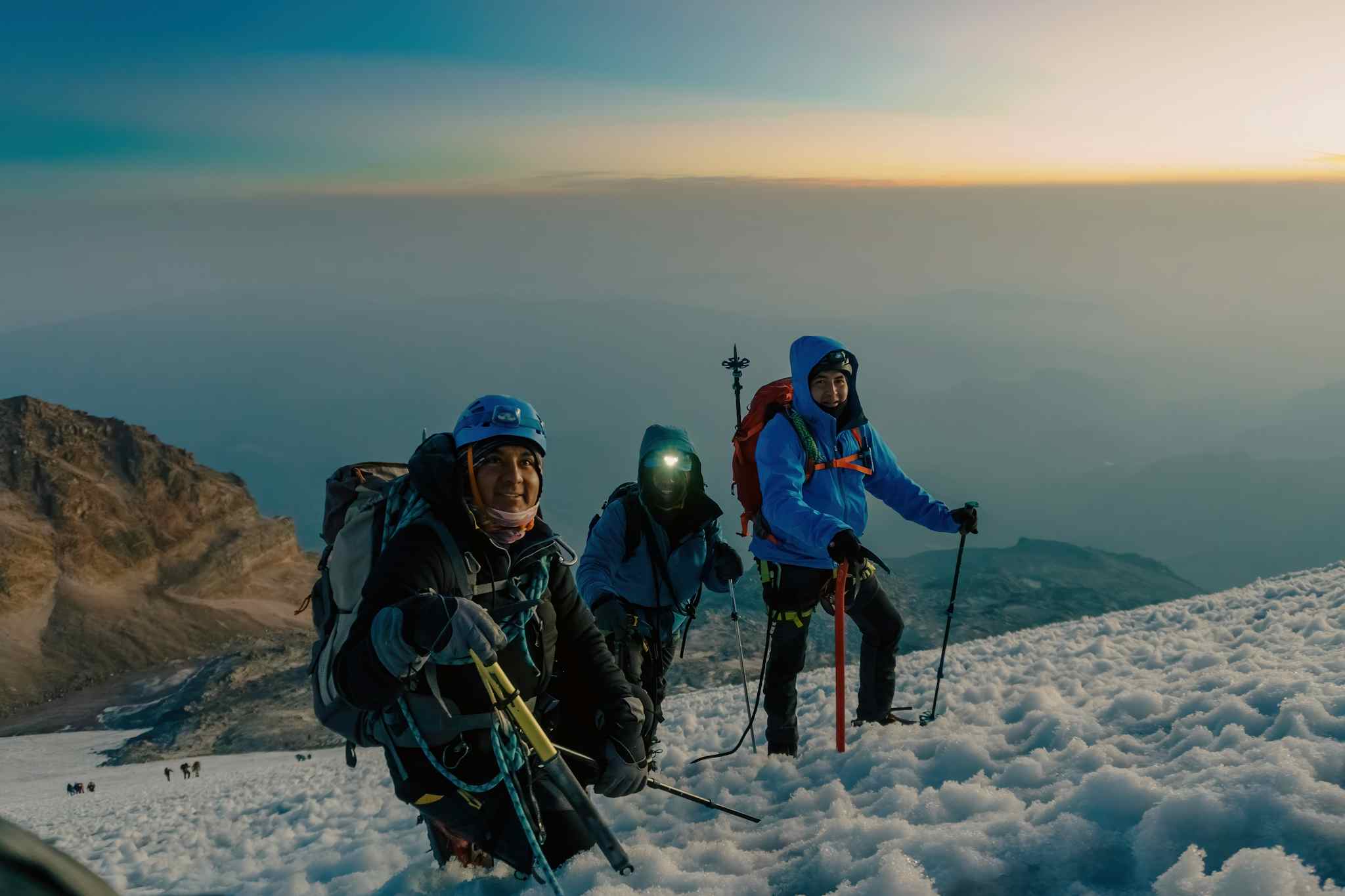 Climbing to the top of Pico de Orizaba. Photo: Getty.