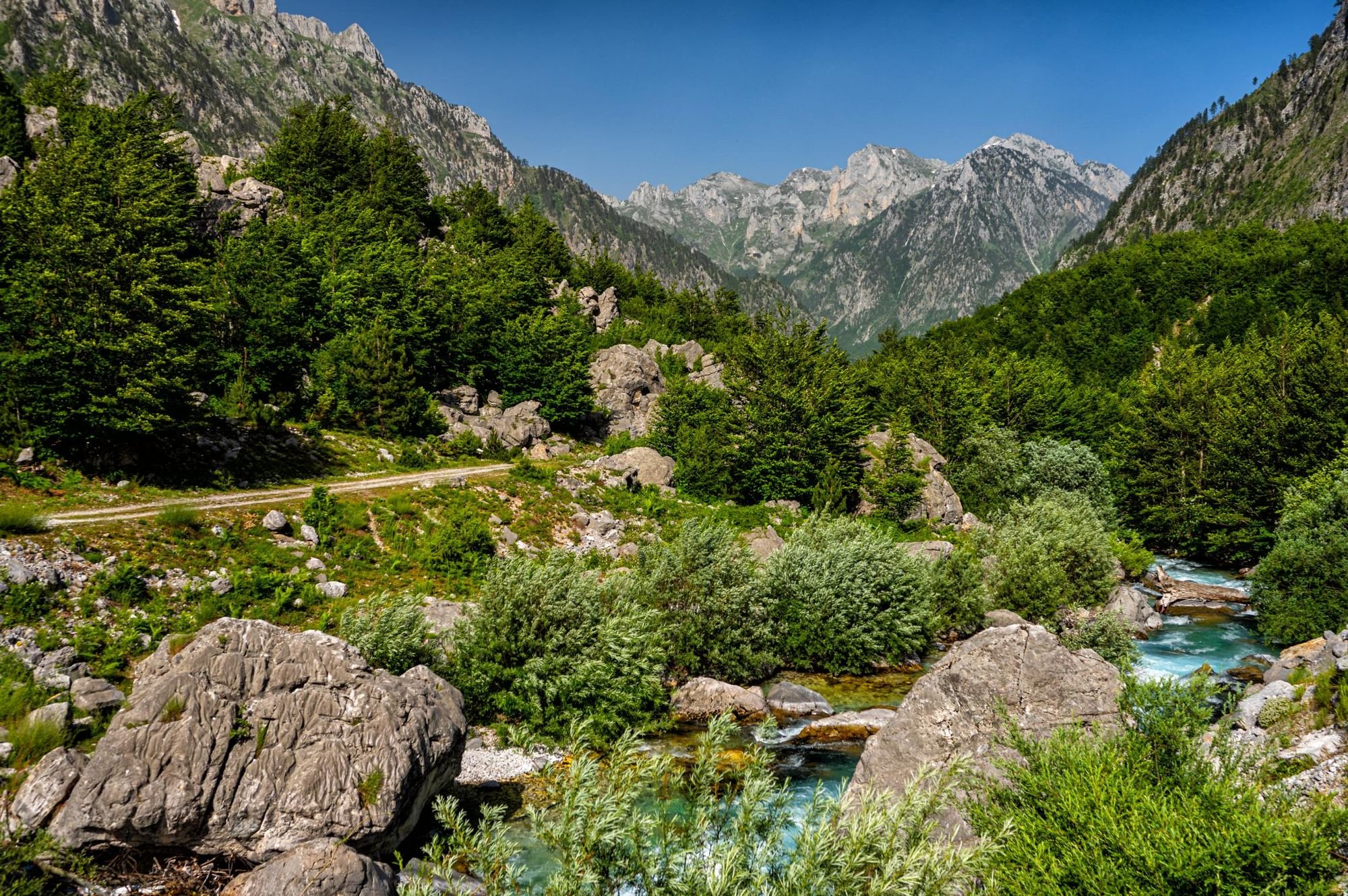 Valbona Valley National Park in Albania. Photo: Getty