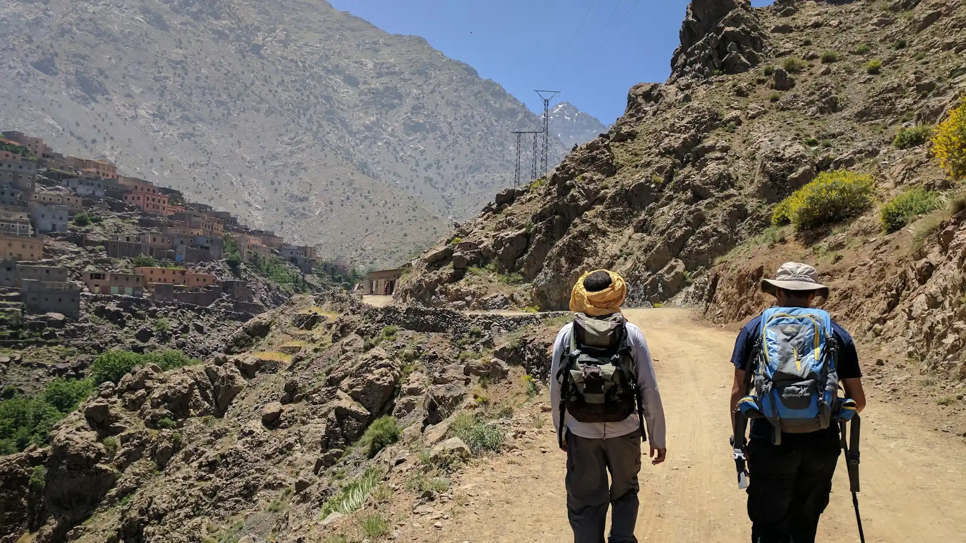 A group of hikers at the top of Mount Toubkal. Photo: Much Better Adventures