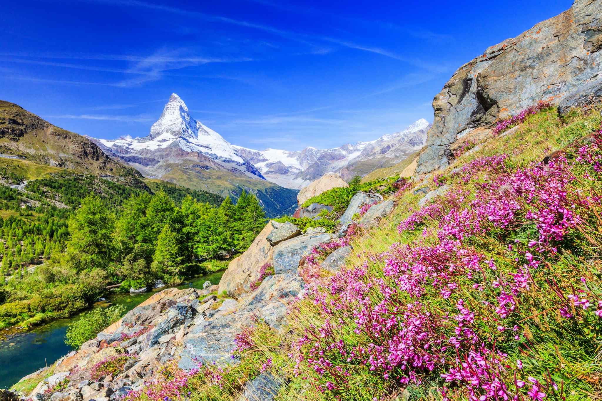 Scenery along the Matterhorn Circuit. Photo: Getty.