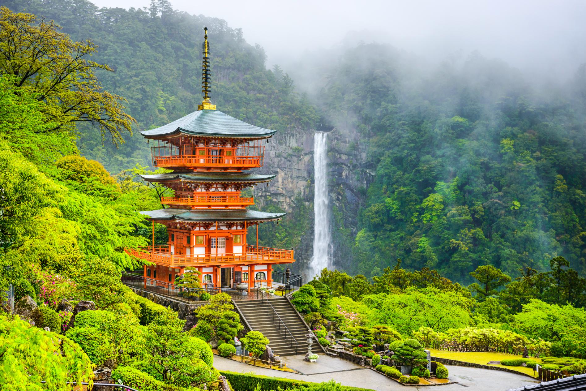 Nachi Falls, the highest waterfall in Japan. Photo: iStock