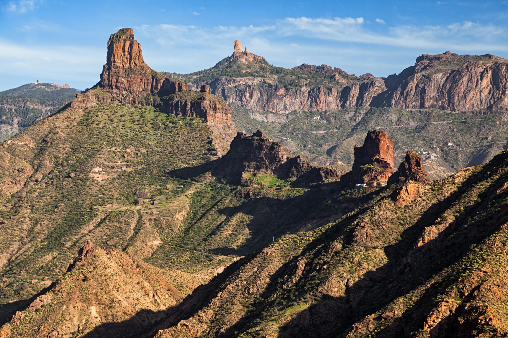 Roque Bentayga and Roque Nublo, on Gran Canaria