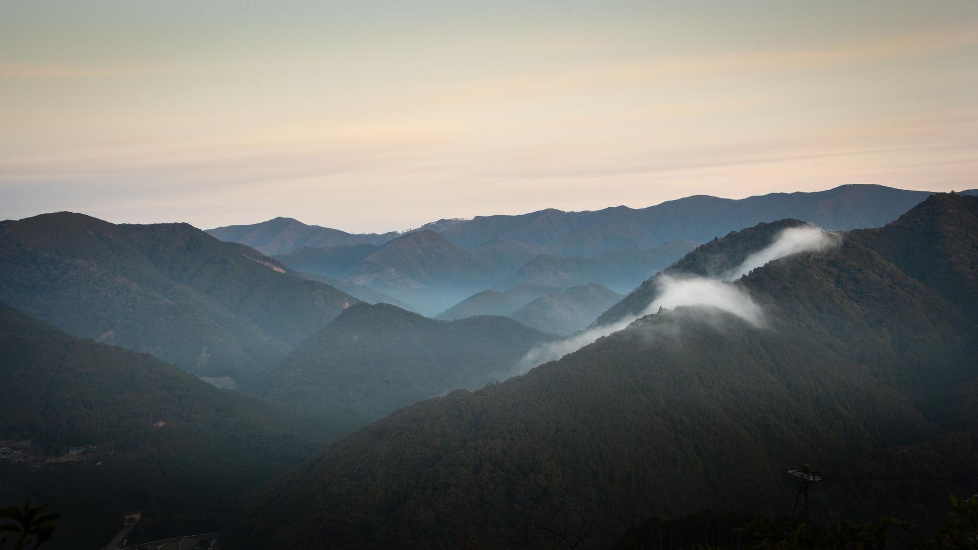 Sunrise in the village of Chikatsuyu. Photo: Getty.